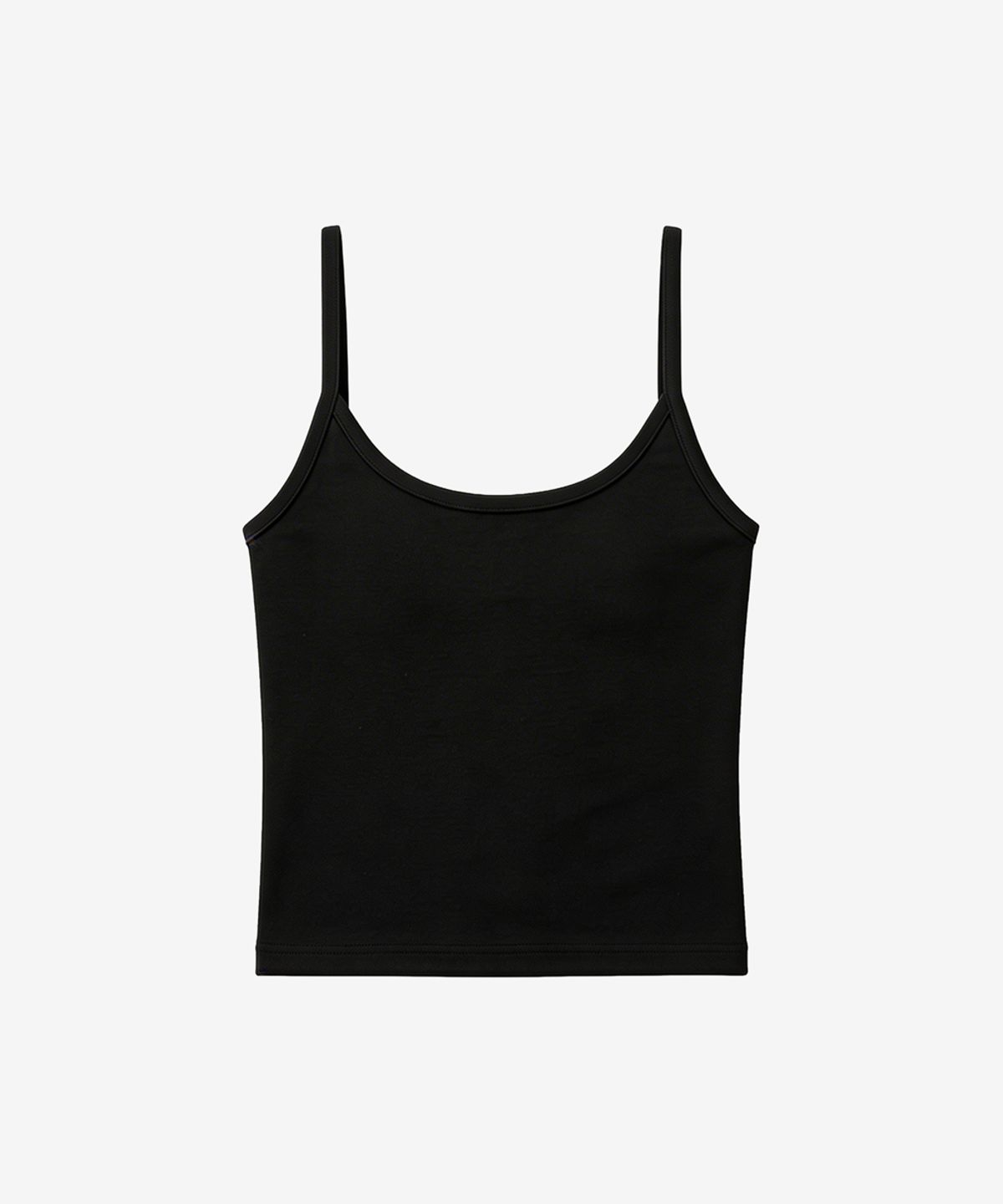 블랙 퍼플(BLACK PURPLE) 시그니처 코튼 나시_블랙 Signature Cotton Sleeveless_Black