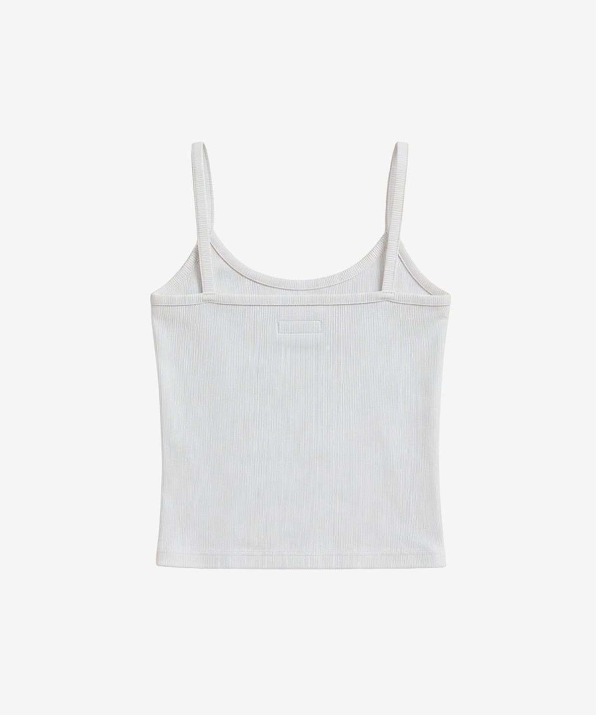 블랙 퍼플(BLACK PURPLE) 백리스 골지 나시_라이트 그레이 Backless Rib Sleeveless_Light Gray
