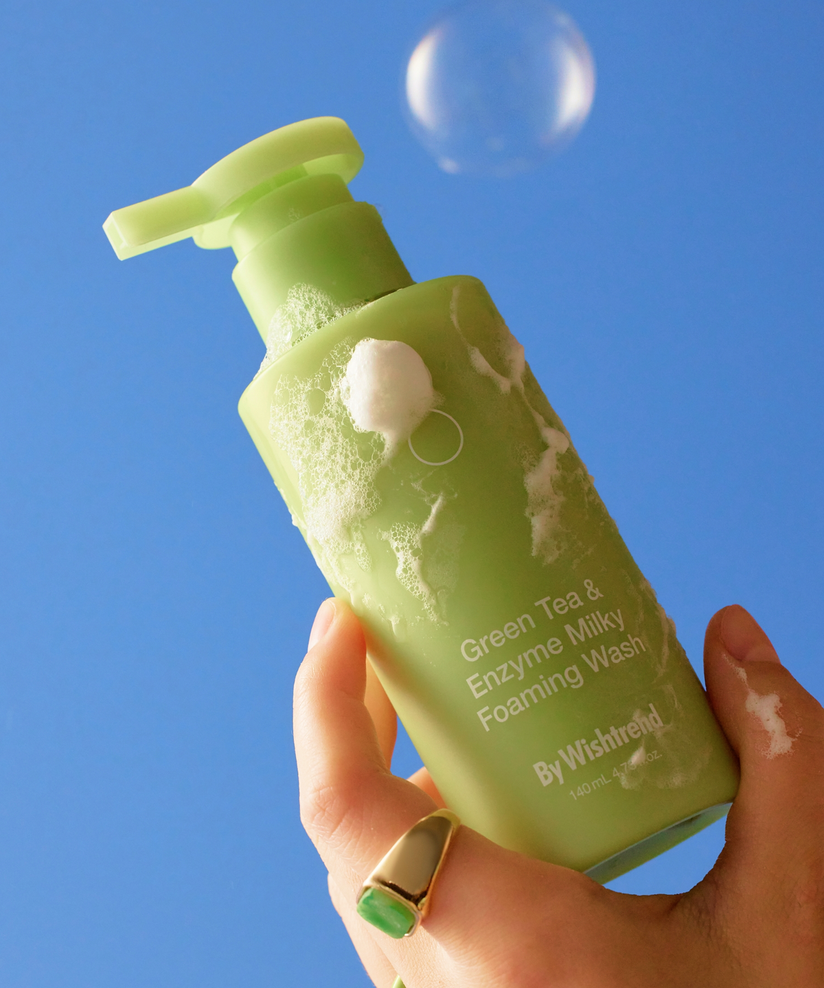 바이위시트렌드(BYWISHTREND) 그린티 앤 엔자임 밀키 포밍 워시 140ml