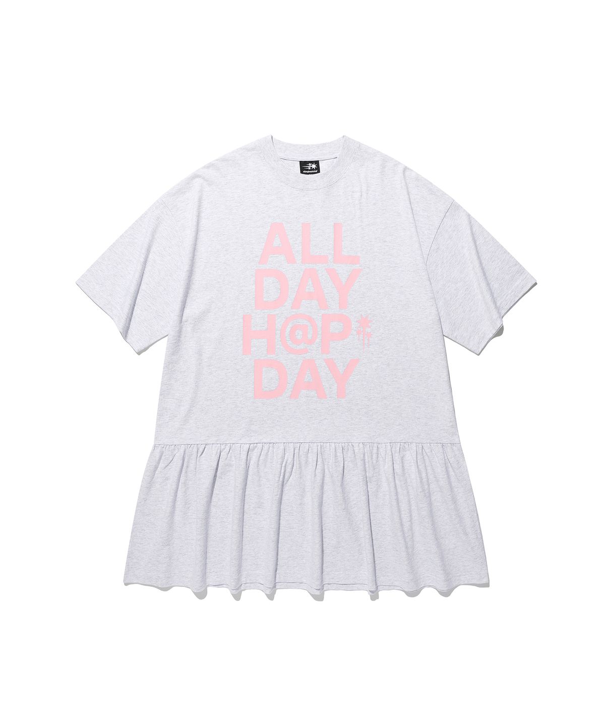 나이스고스트클럽(NICEGHOSTCLUB) X JIMMIZO ADHD DRESS BIG BIG TEE_LIGHT GREY(NG2GMFT500B)
