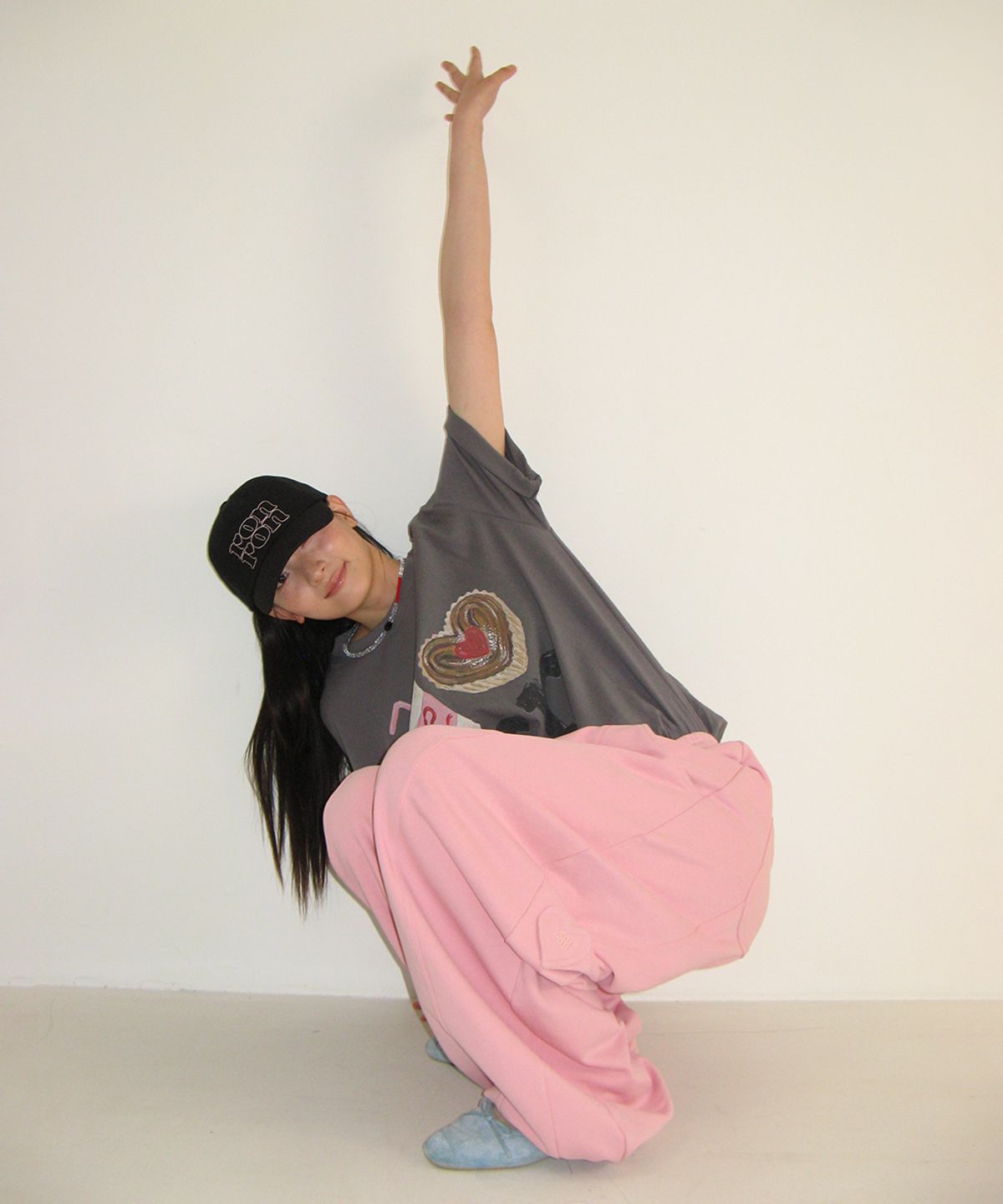 론론(RONRON) MINI HEART BALLOON JOGGER PANTS SOFT PINK