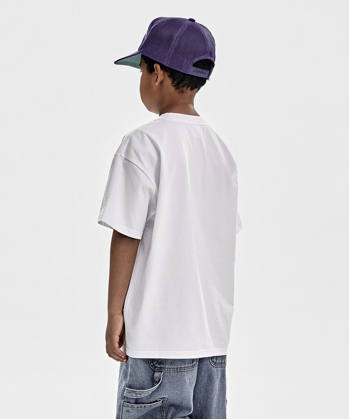 테이크이지 키즈(TAKEASY KIDS) 서울 자이언트핏 티셔츠 (화이트)