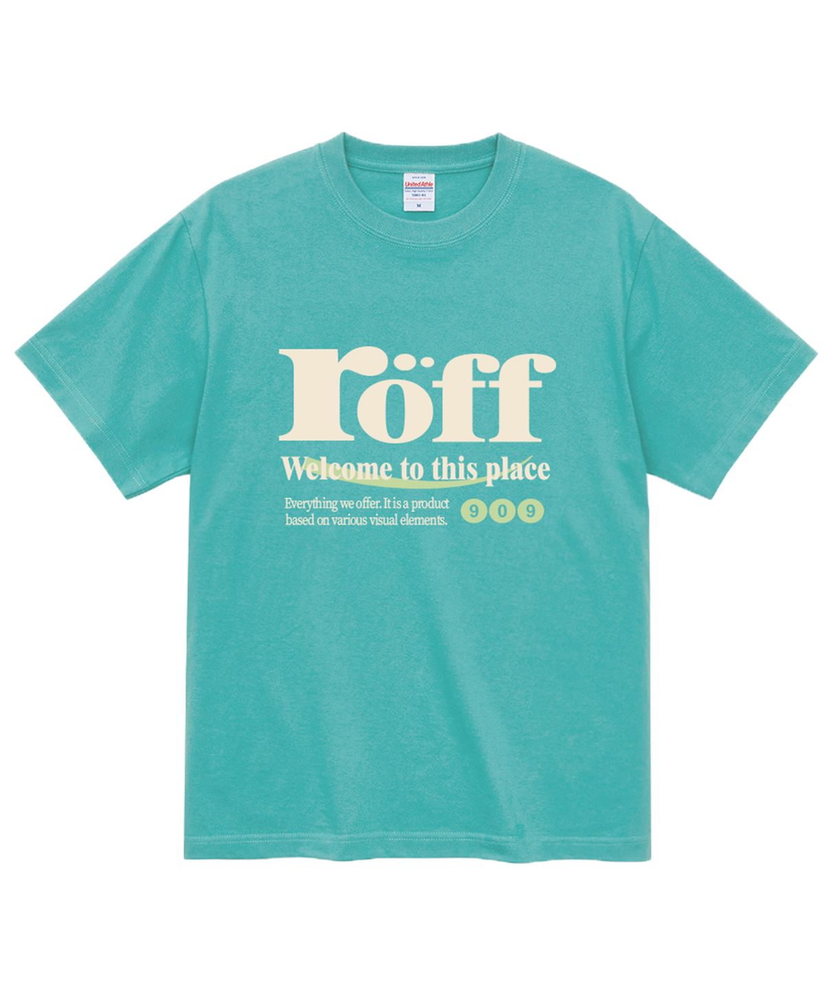 랜덤오프(RANDOMOFF) RÖFF TYPE PLAY T-SHIRT [MINT]