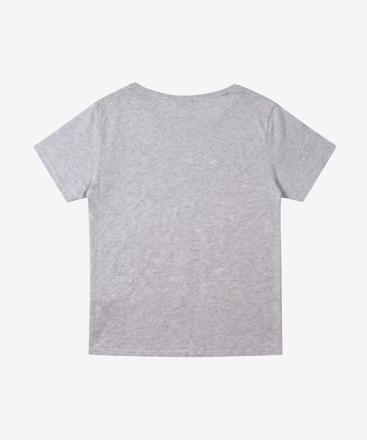 블랙 퍼플(BLACK PURPLE) 뮤즈 오프숄더 반팔티_멜란지 Muse Off-Shoulder Tee_Melange