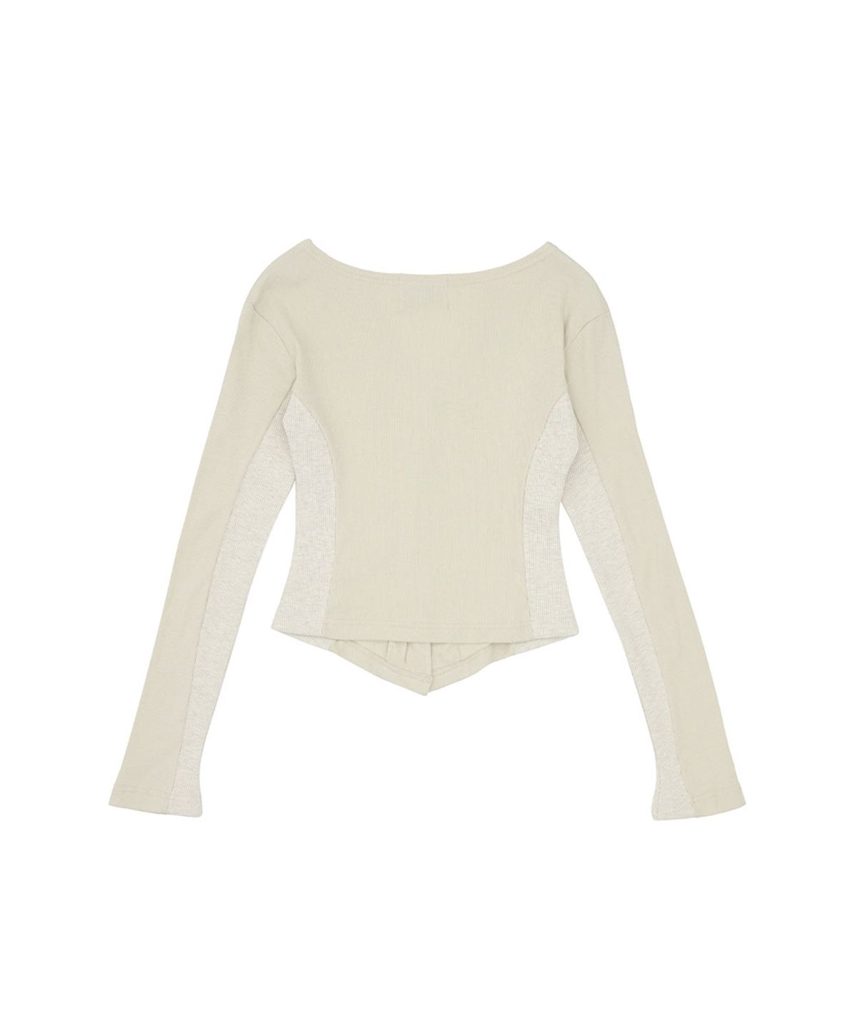 노 엑스트라 터치(NO EXTRA TOUCH) Cotton Cardigan (Beige)_25FWKC002BE