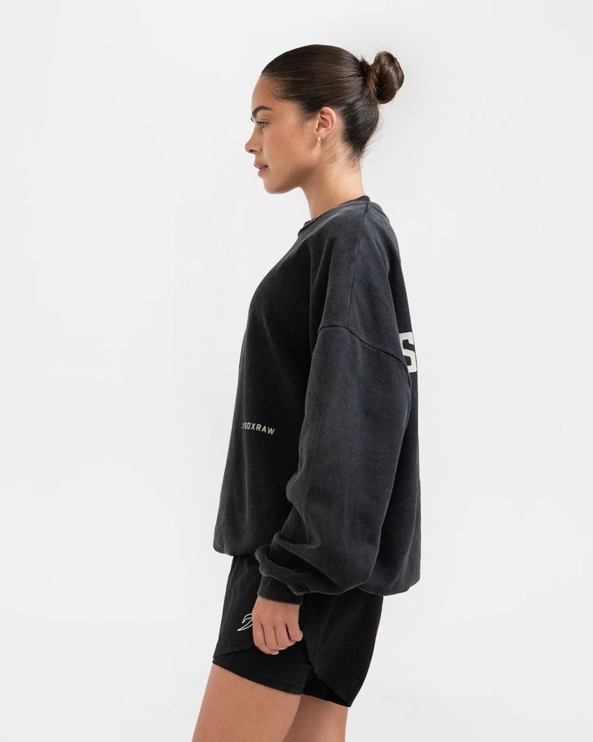복스로(BOXRAW) 스파링 클럽 오버사이즈 스웻셔츠 - 여성 W BXRW-SPCLSW-W