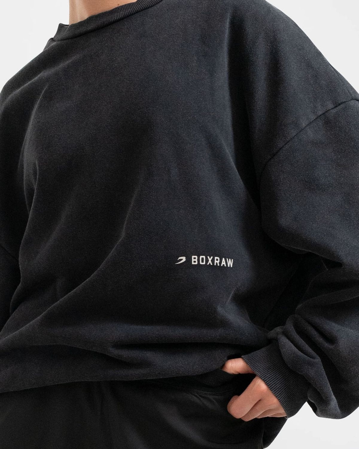 복스로(BOXRAW) 스파링 클럽 오버사이즈 스웻셔츠 - 여성 W BXRW-SPCLSW-W