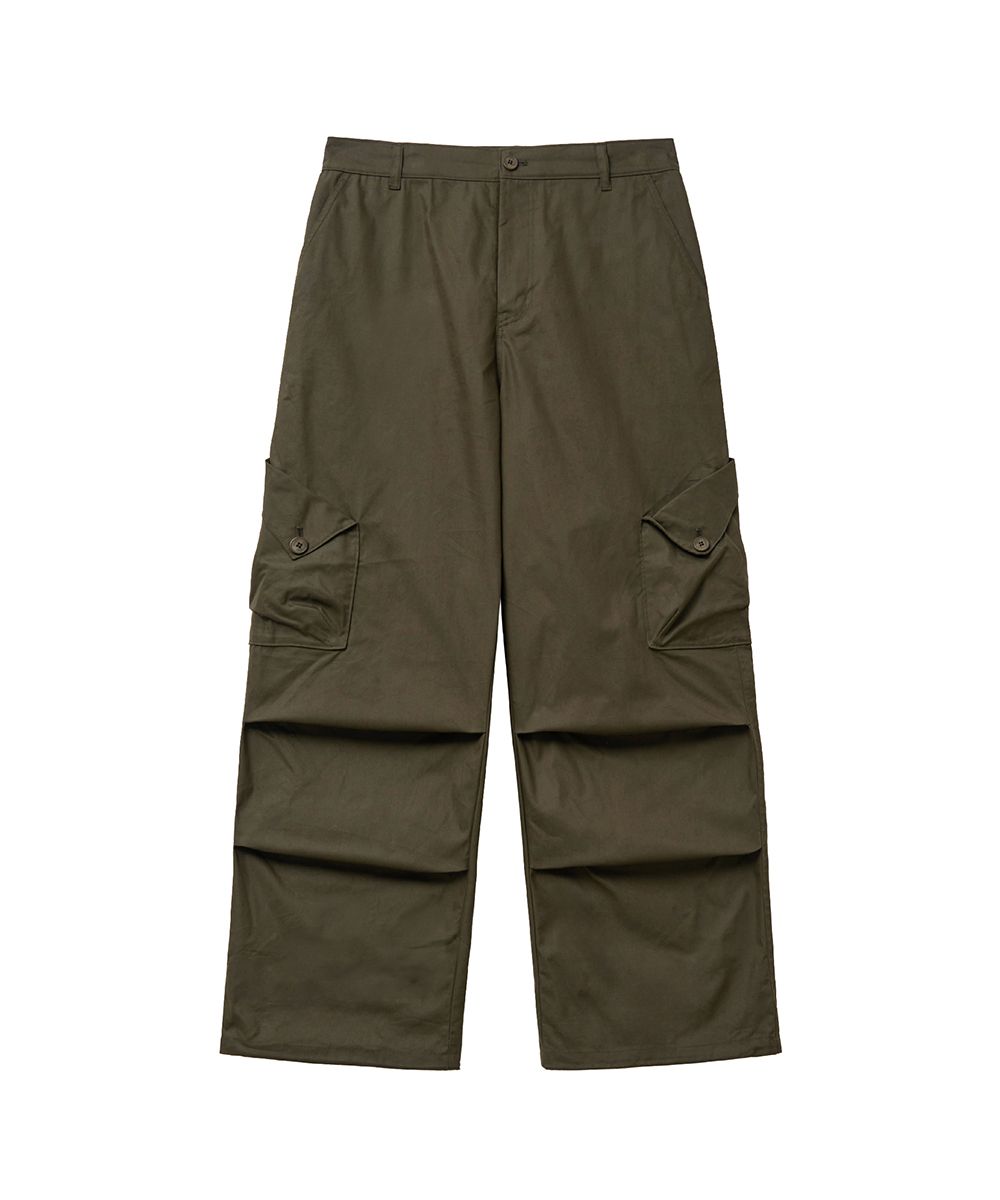 MUSINSA公式 | MISEKISEOUL MEN Folded pocket cargo parachute pants