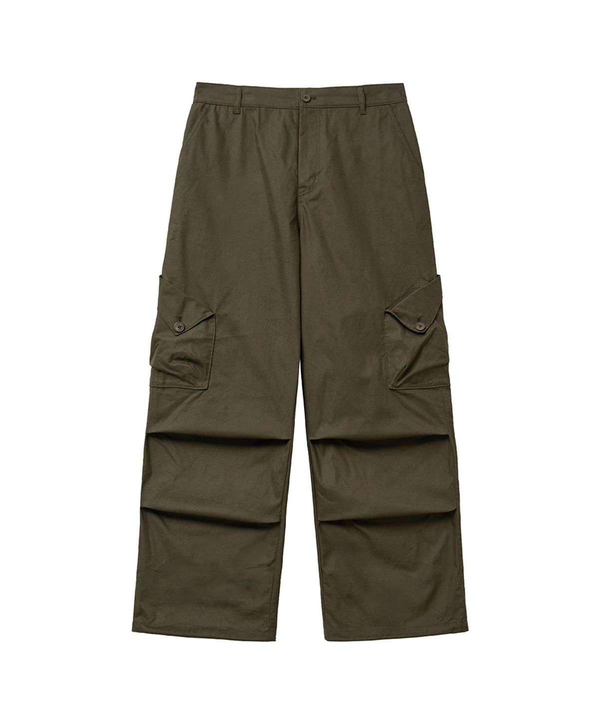 미세키서울 맨(MISEKISEOUL MEN) Folded pocket cargo parachute pants KHAKI