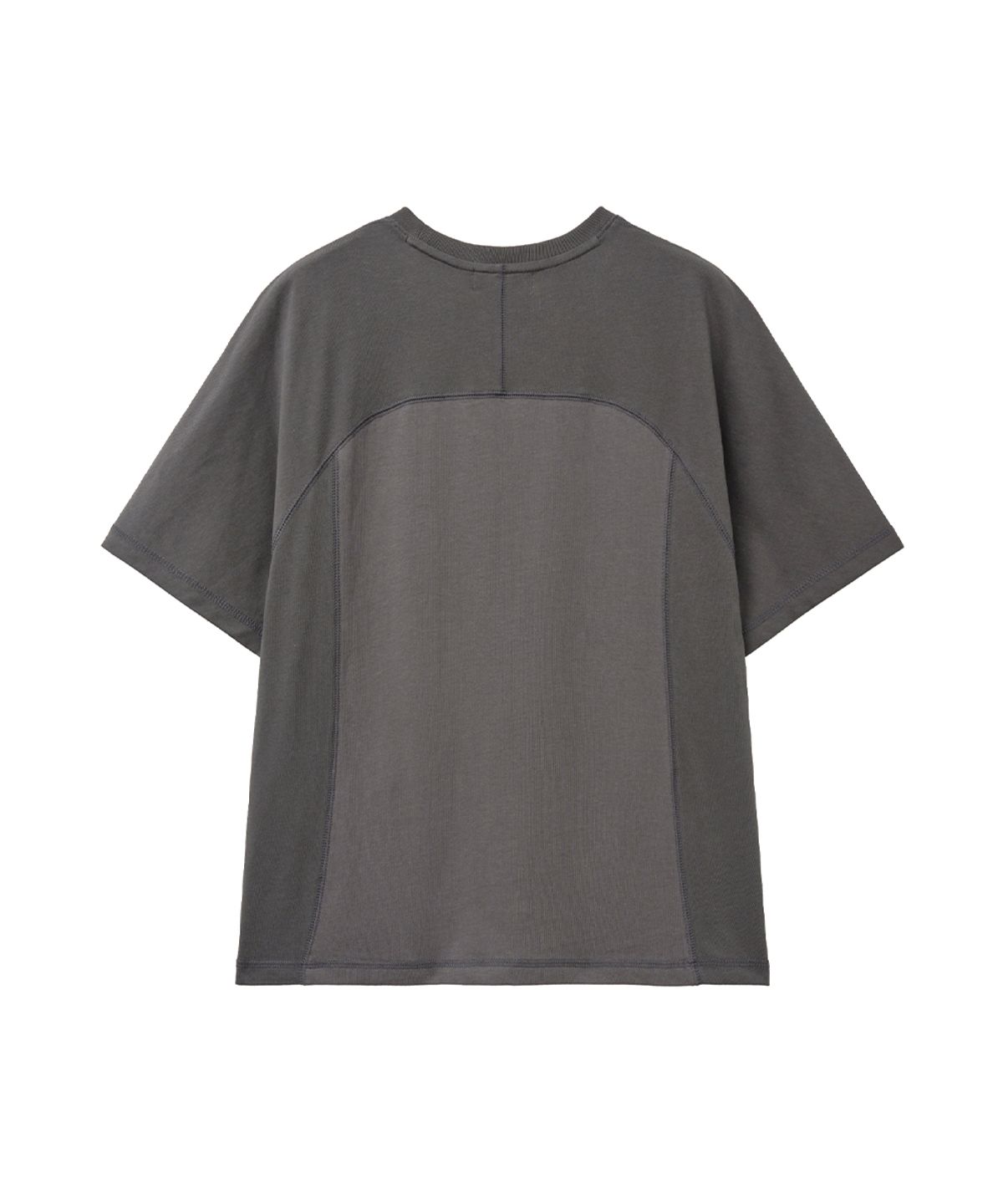 미세키서울 맨(MISEKISEOUL MEN) Two-tone raglan short sleeve CHARCOAL