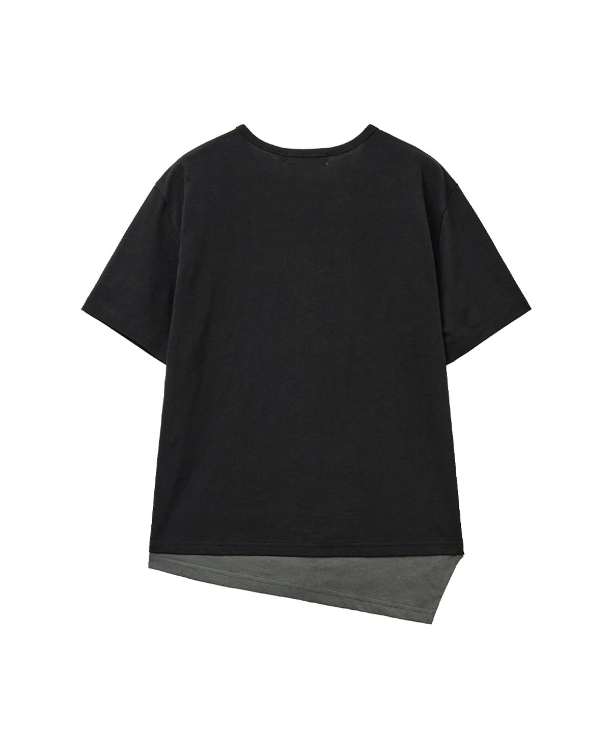 미세키서울 맨(MISEKISEOUL MEN) Line layered short sleeve BLACK