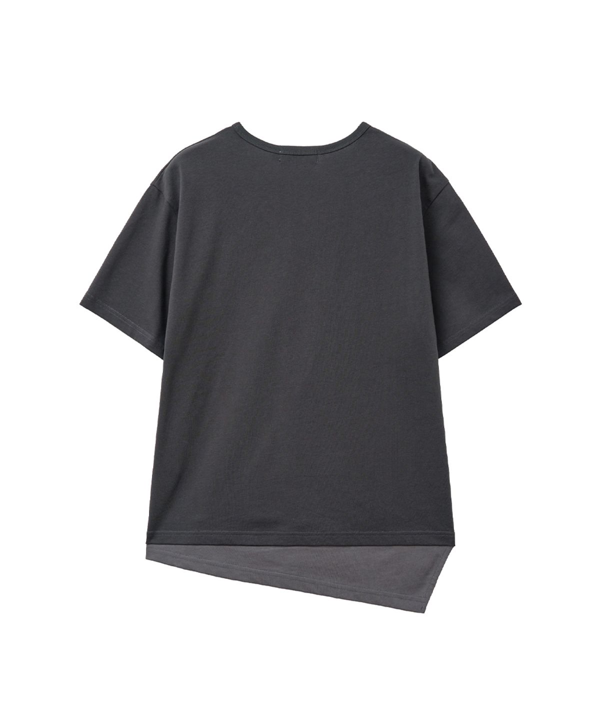 미세키서울 맨(MISEKISEOUL MEN) Line layered short sleeve CHARCOAL