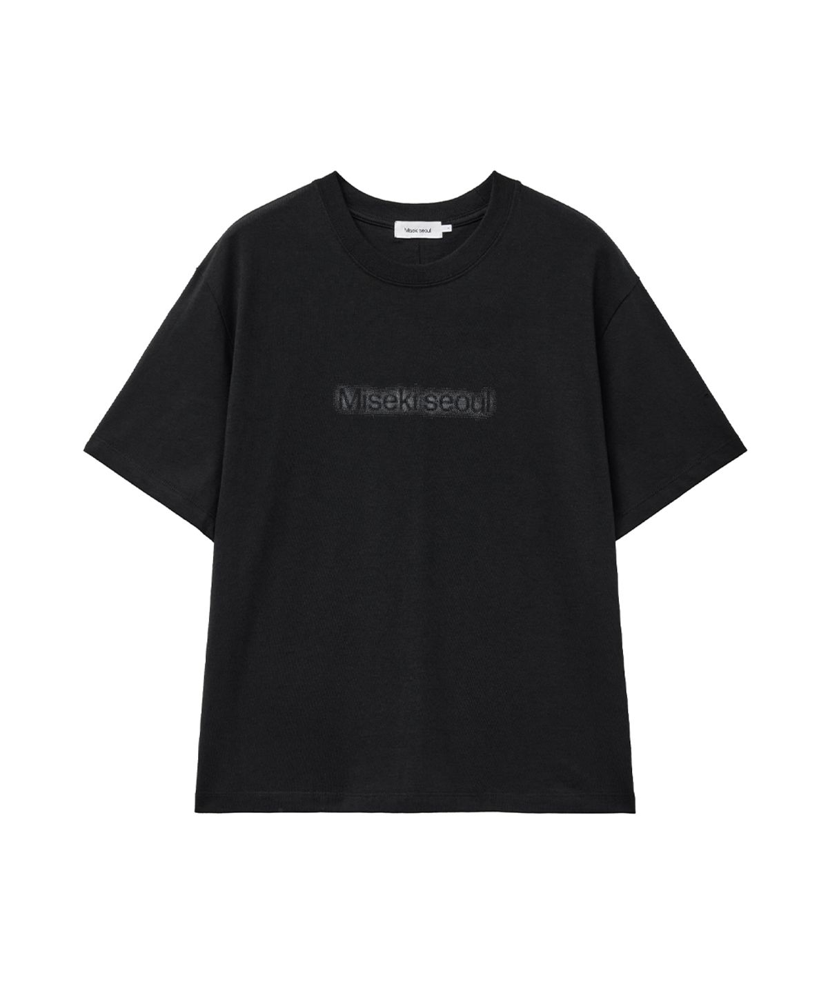 미세키서울 맨(MISEKISEOUL MEN) Pixel miseki logo short sleeve BLACK