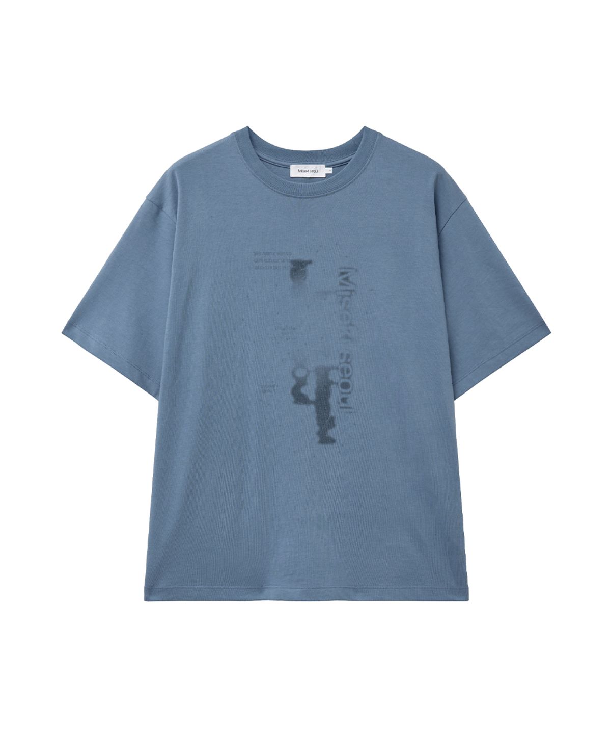 미세키서울 맨(MISEKISEOUL MEN) La vent short sleeve BLUE