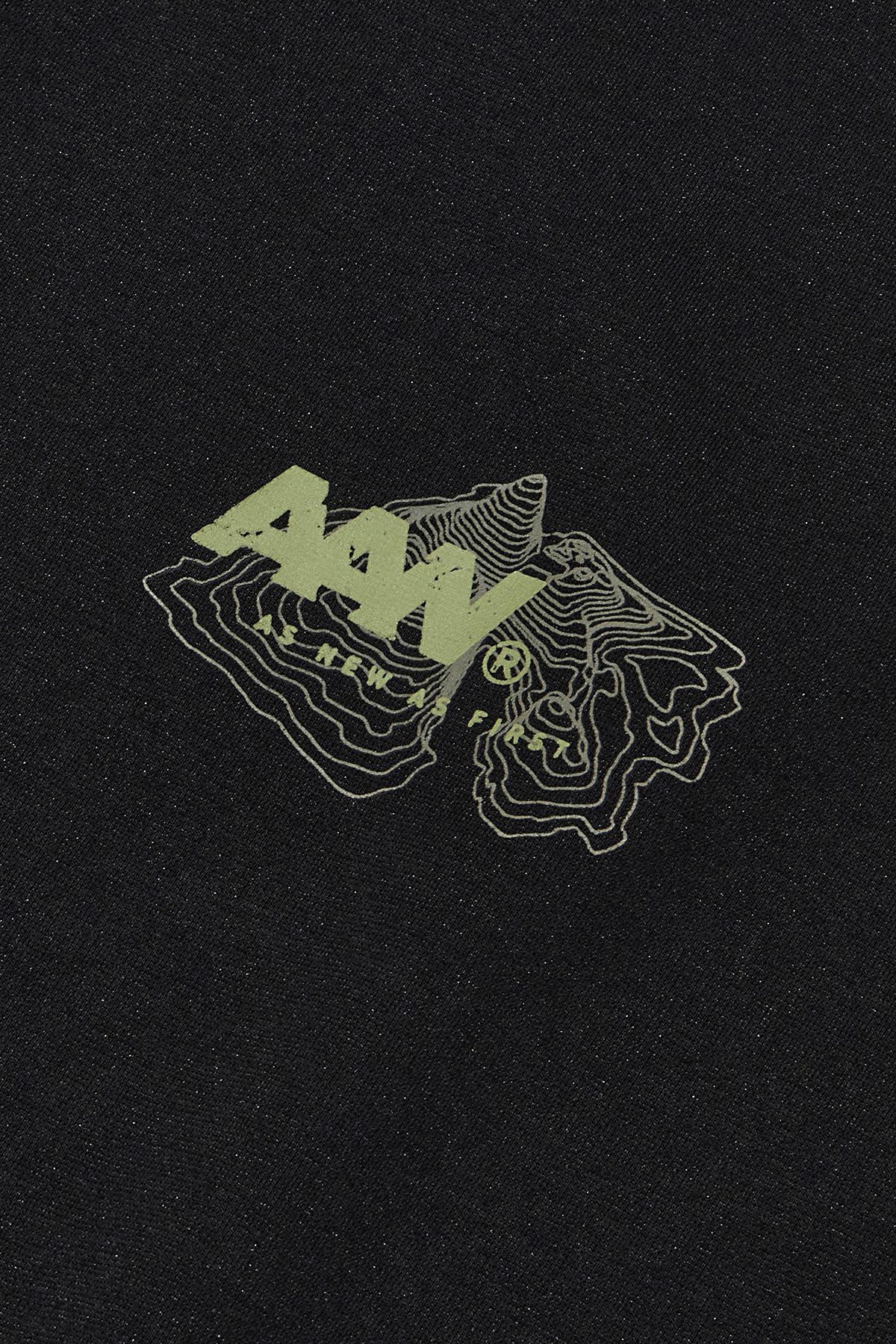 올어바웃뉴(ALL ABOUT NEW) 스트릿 레터링 반팔 티셔츠 블랙 ANA2TM32ABK