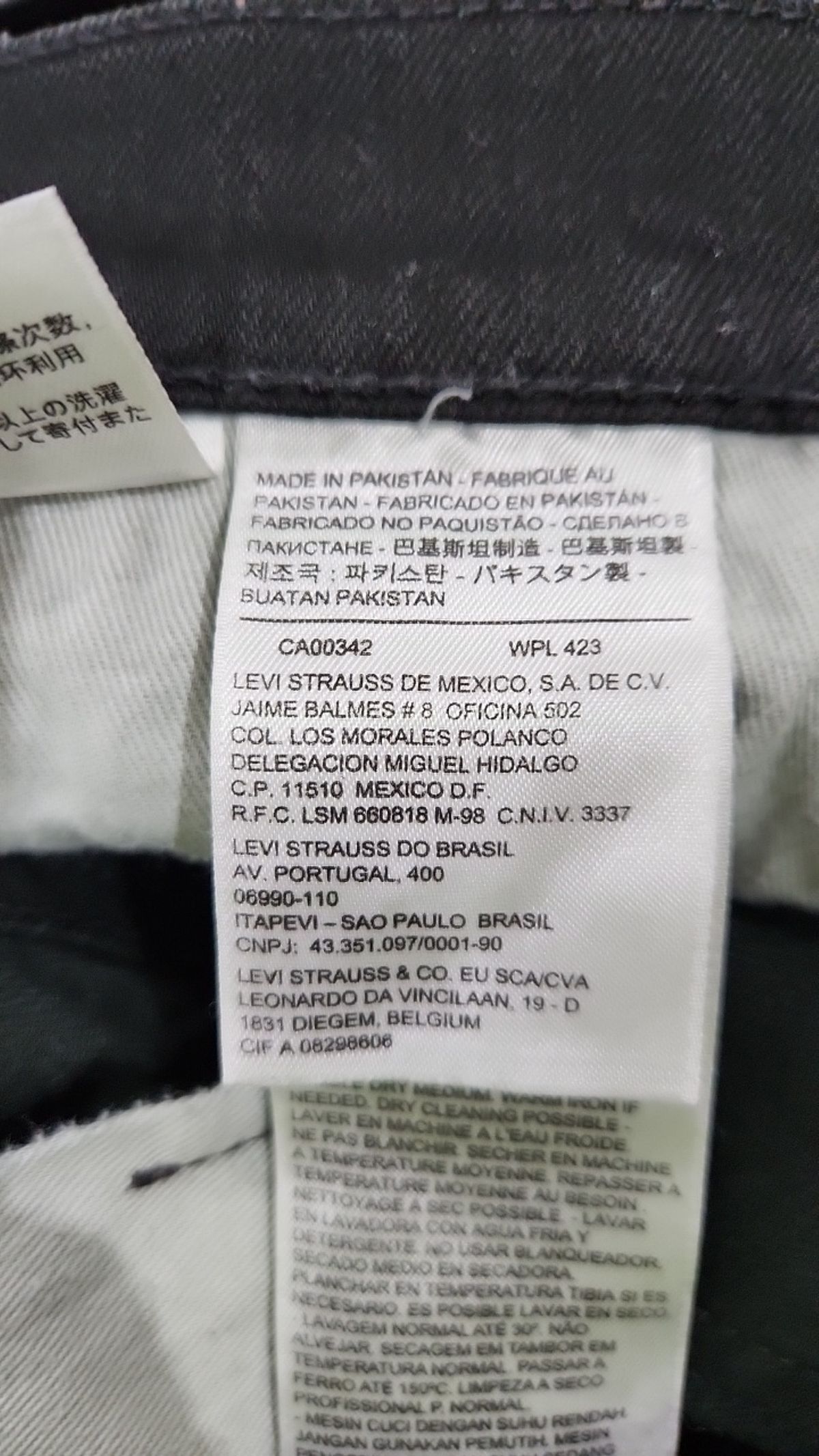 리바이스(LEVI'S) 청/데님 팬츠 W30/L34