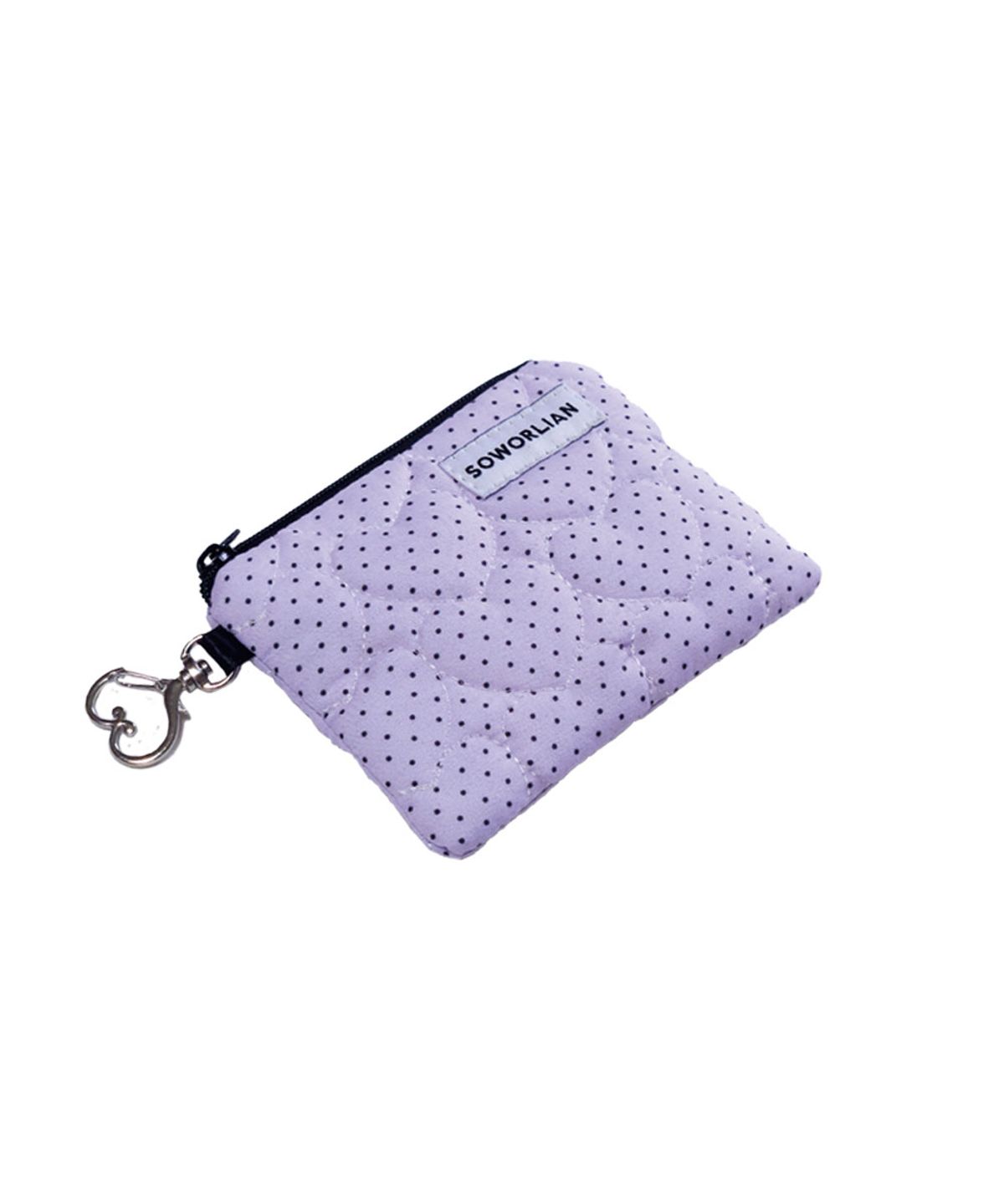 소월리안(SOWORLIAN) 지퍼카드포켓_쁘띠도트 Purple