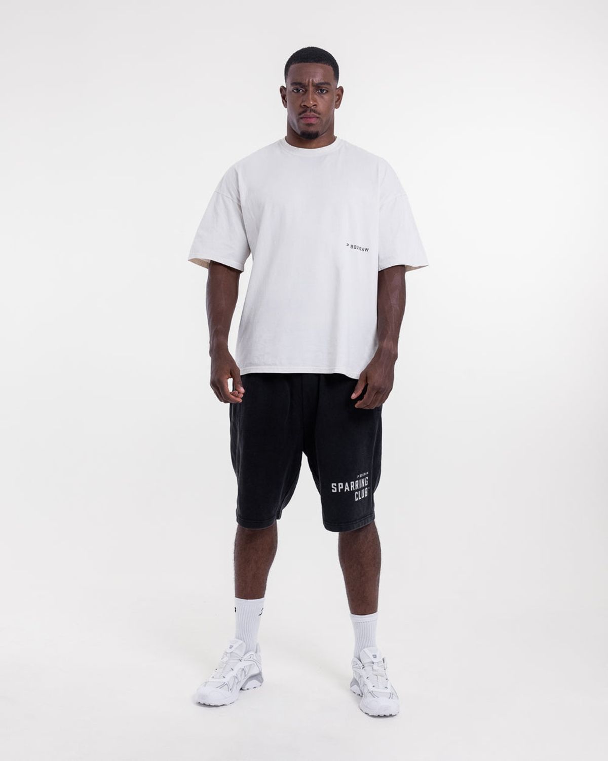 복스로(BOXRAW) 스파링 클럽 스웻 쇼츠 - 남성 M BXRW-SPCLSH
