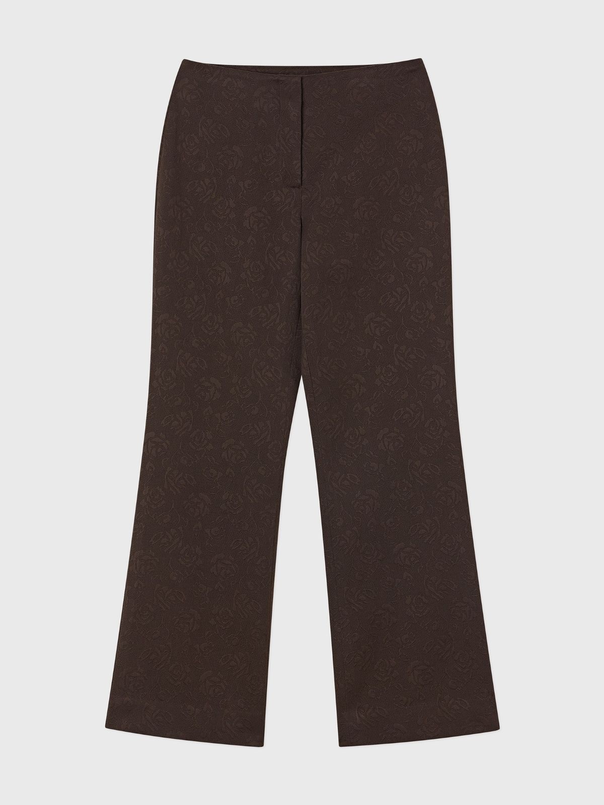 잡화룸(JABHUAROOM) SILENT FLARE PANTS, (JACQUARD)
