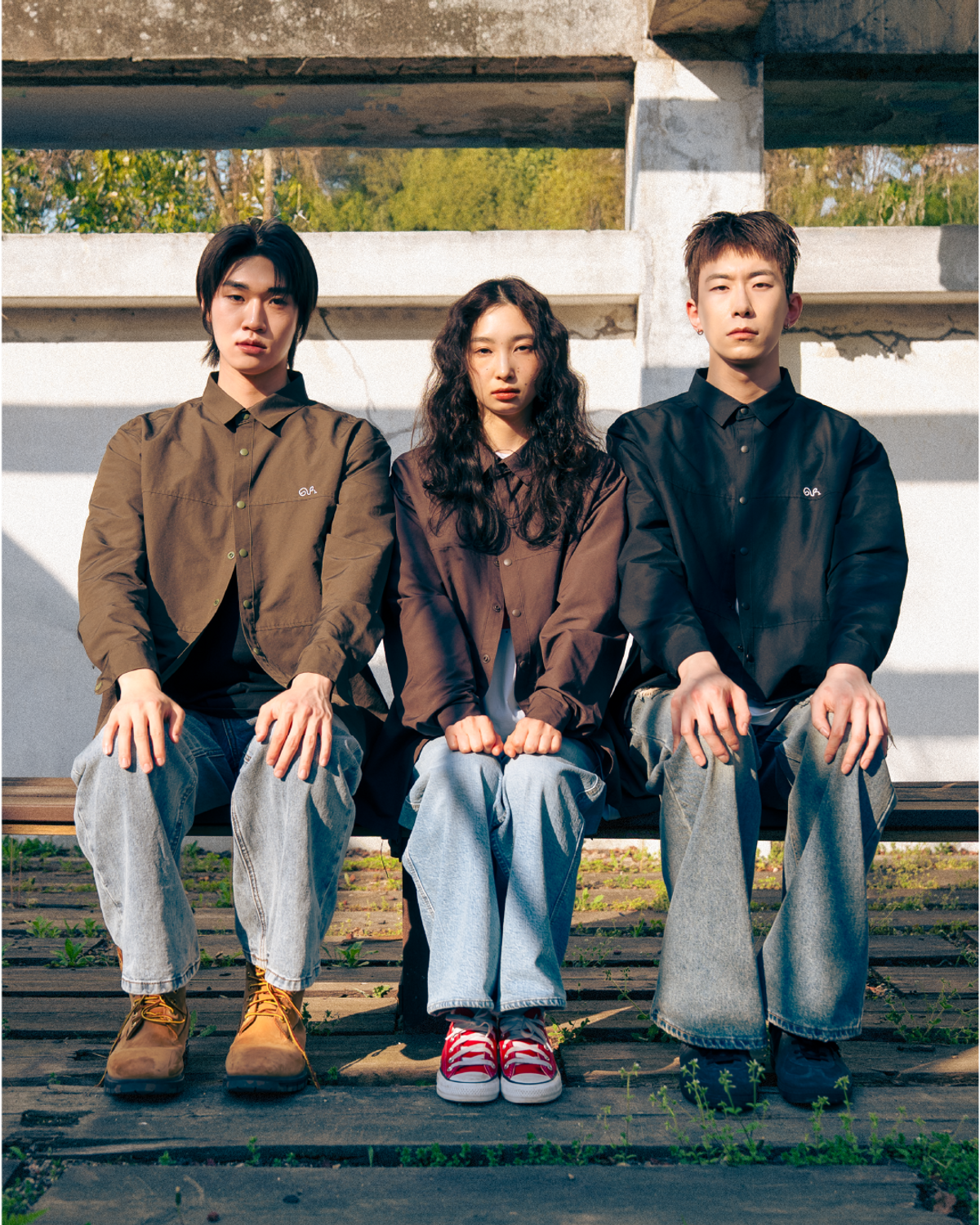 아워섹션(OURSECTION) 모노 호리존 셔츠 [블랙]