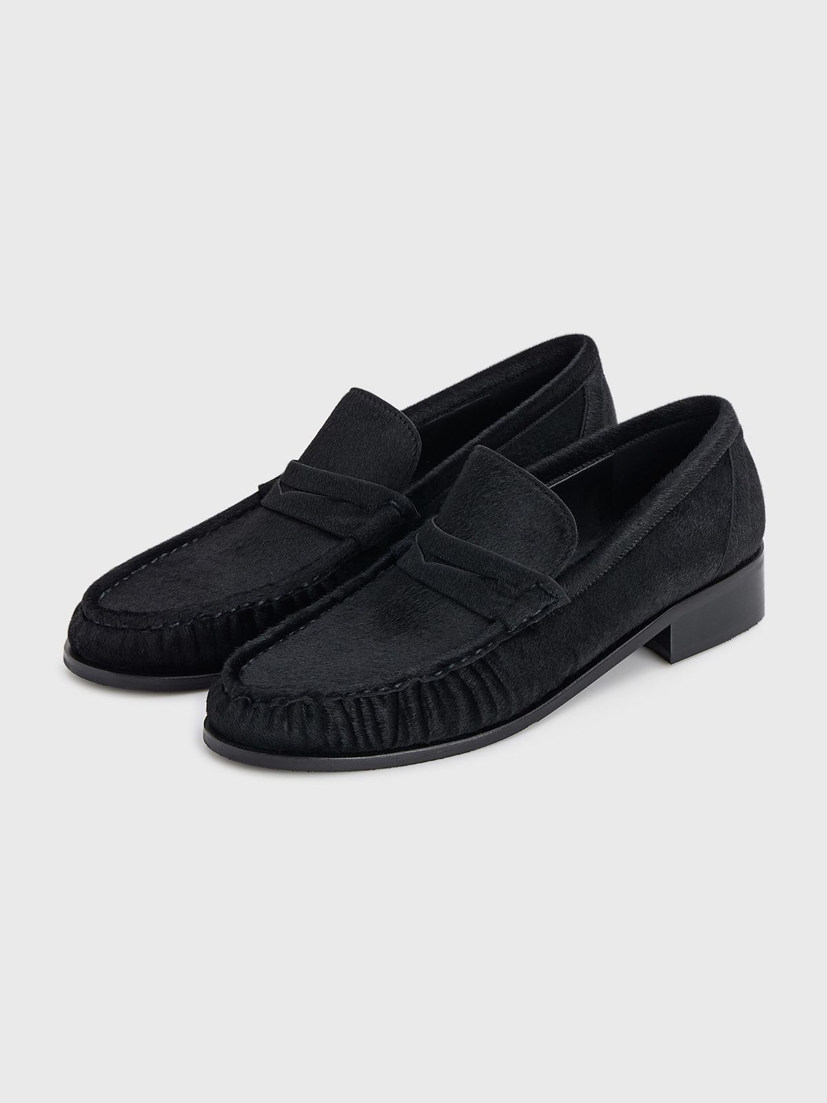 잡화룸(JABHUAROOM) HAIRY PENNY LOAFER