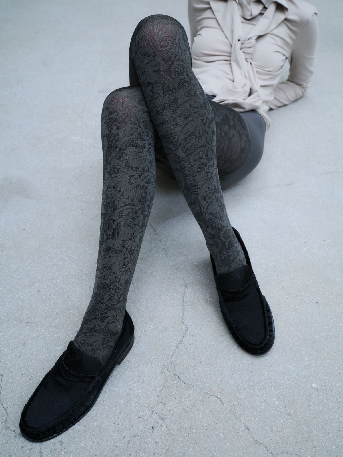 잡화룸(JABHUAROOM) HAIRY PENNY LOAFER