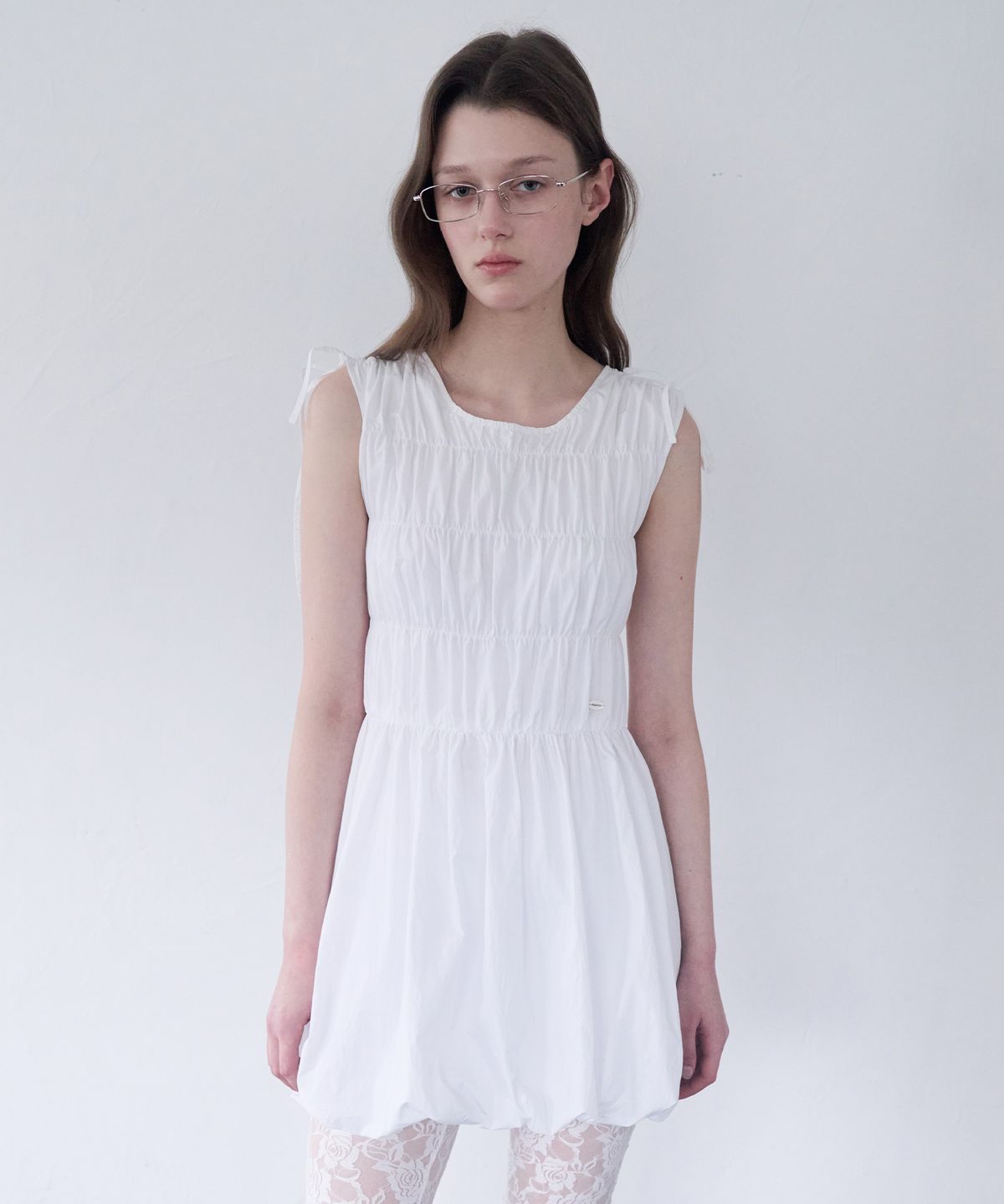 로라로라(ROLAROLA) BALLOON MINI ONE PIECE WHITE