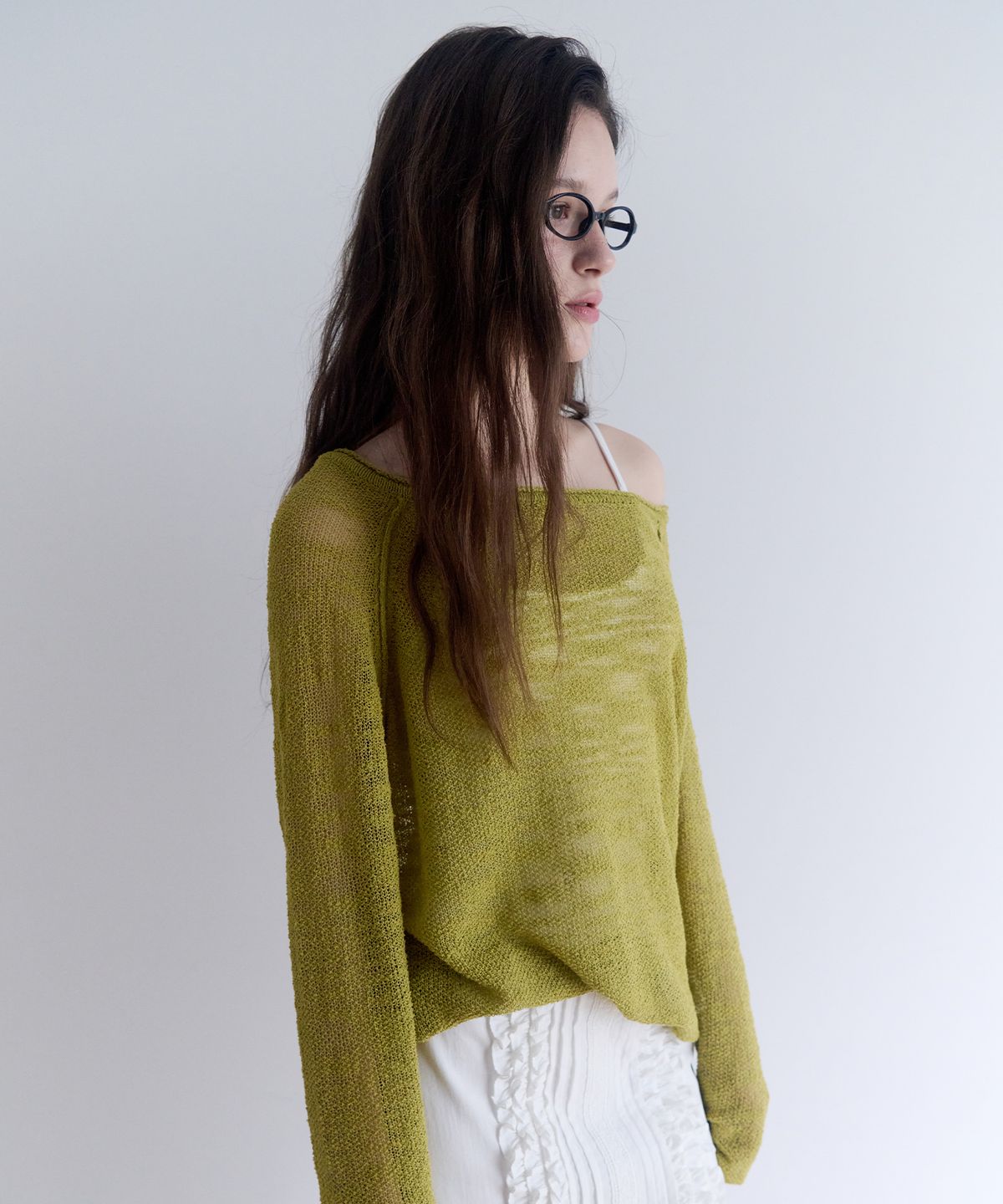 로라로라(ROLAROLA) SUMMER LOOSE FIT KNIT OLIVE