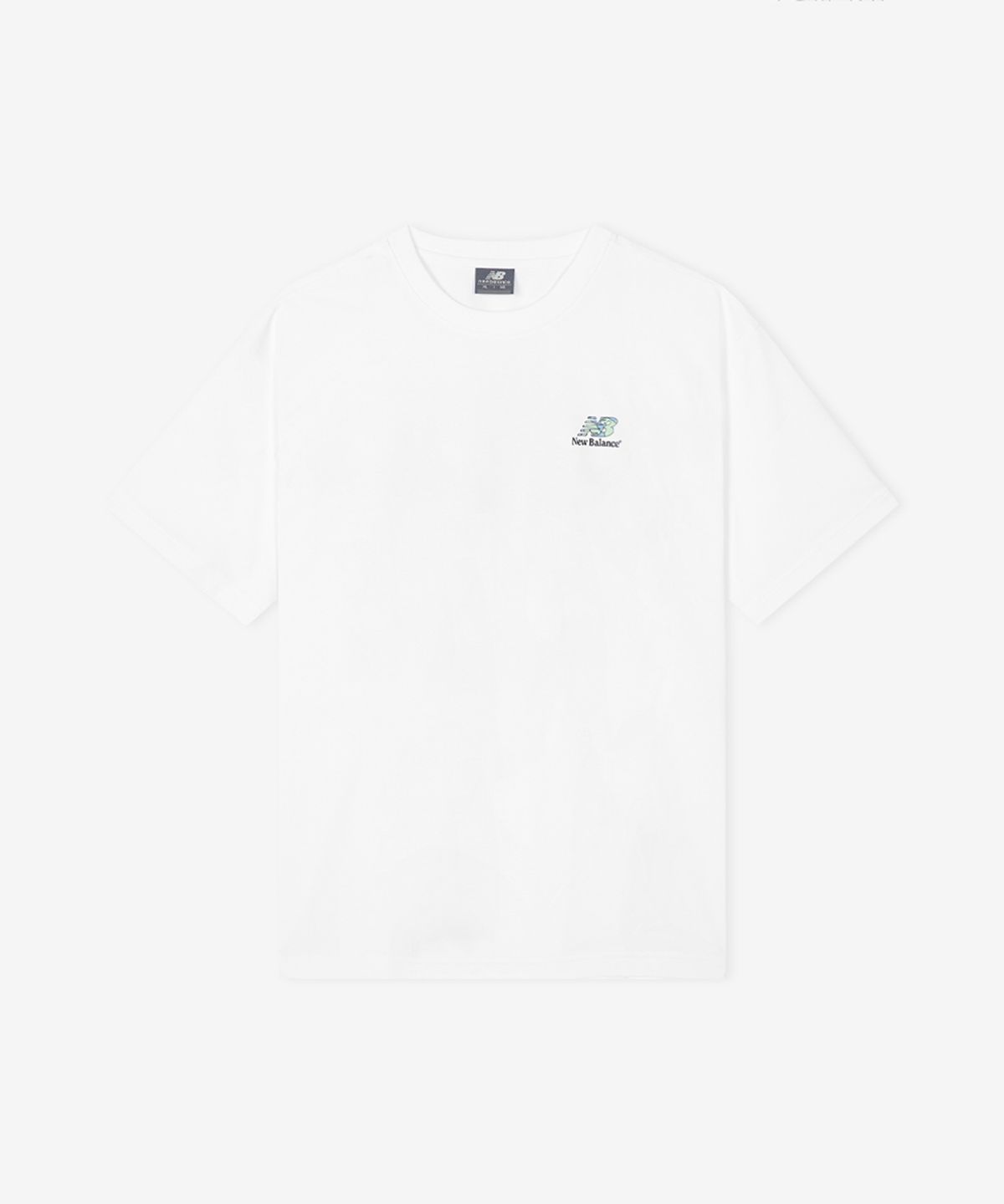 뉴발란스(NEW BALANCE) NBNEG21513 / UNI NB 프렌즈 지구 그래픽 반팔티 (WHITE)
