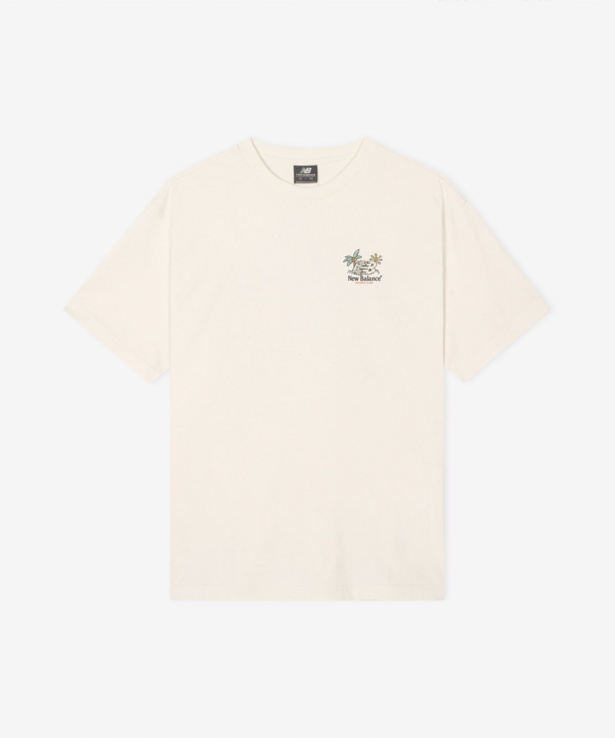 뉴발란스(NEW BALANCE) NBNEG21523 / UNI NB 프렌즈 썬라이즈 반팔티 (LIGHT BEIGE)