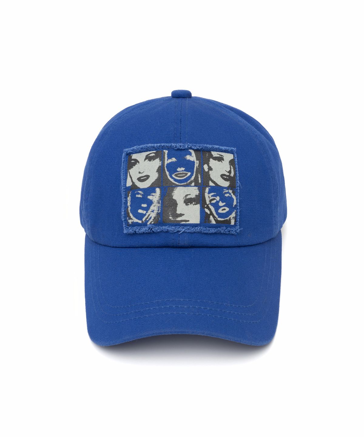 낫포너드(NOT4NERD) Divided Portrait Patch Ball Cap - Blue