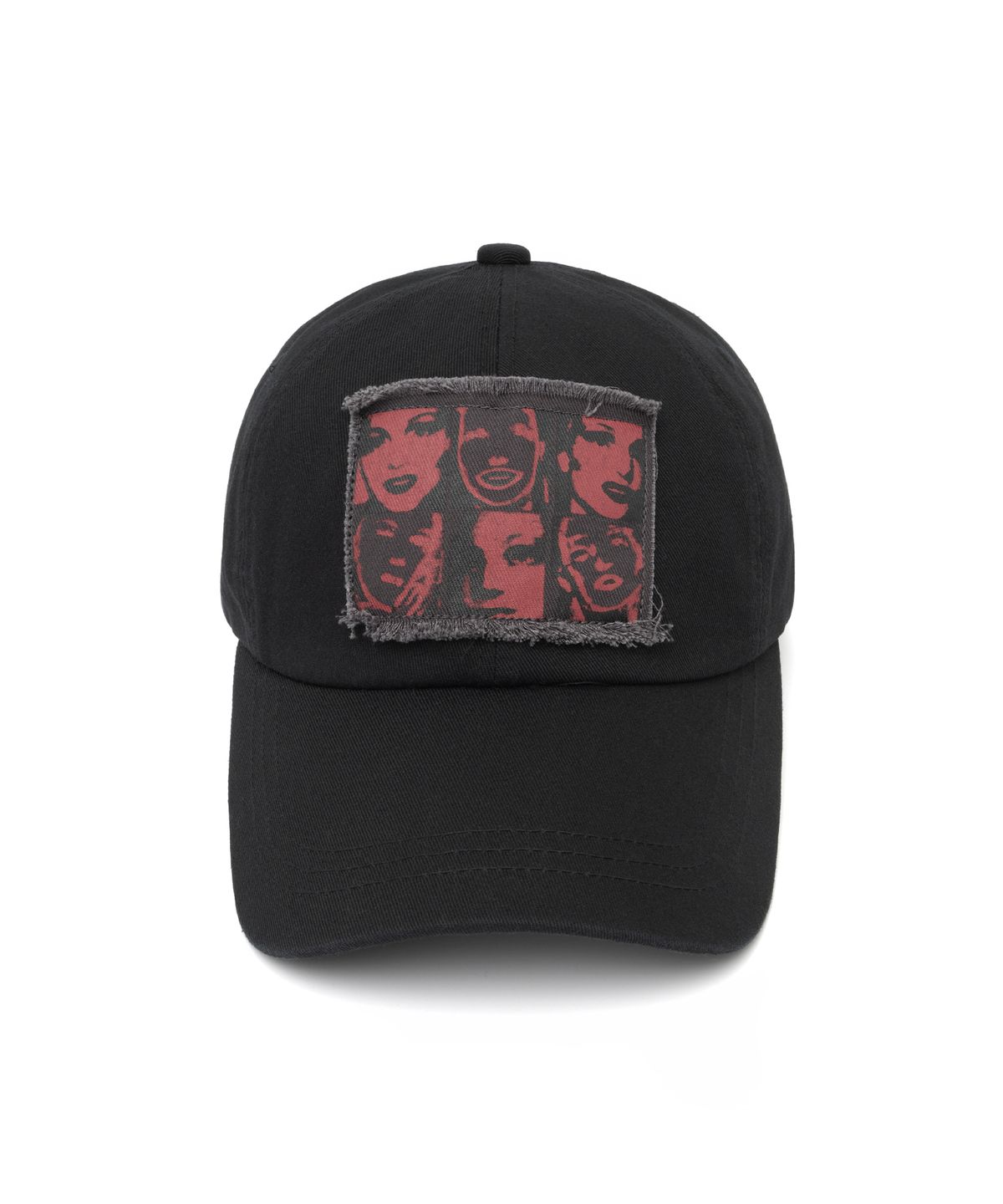 낫포너드(NOT4NERD) Divided Portrait Patch Ball Cap - Black