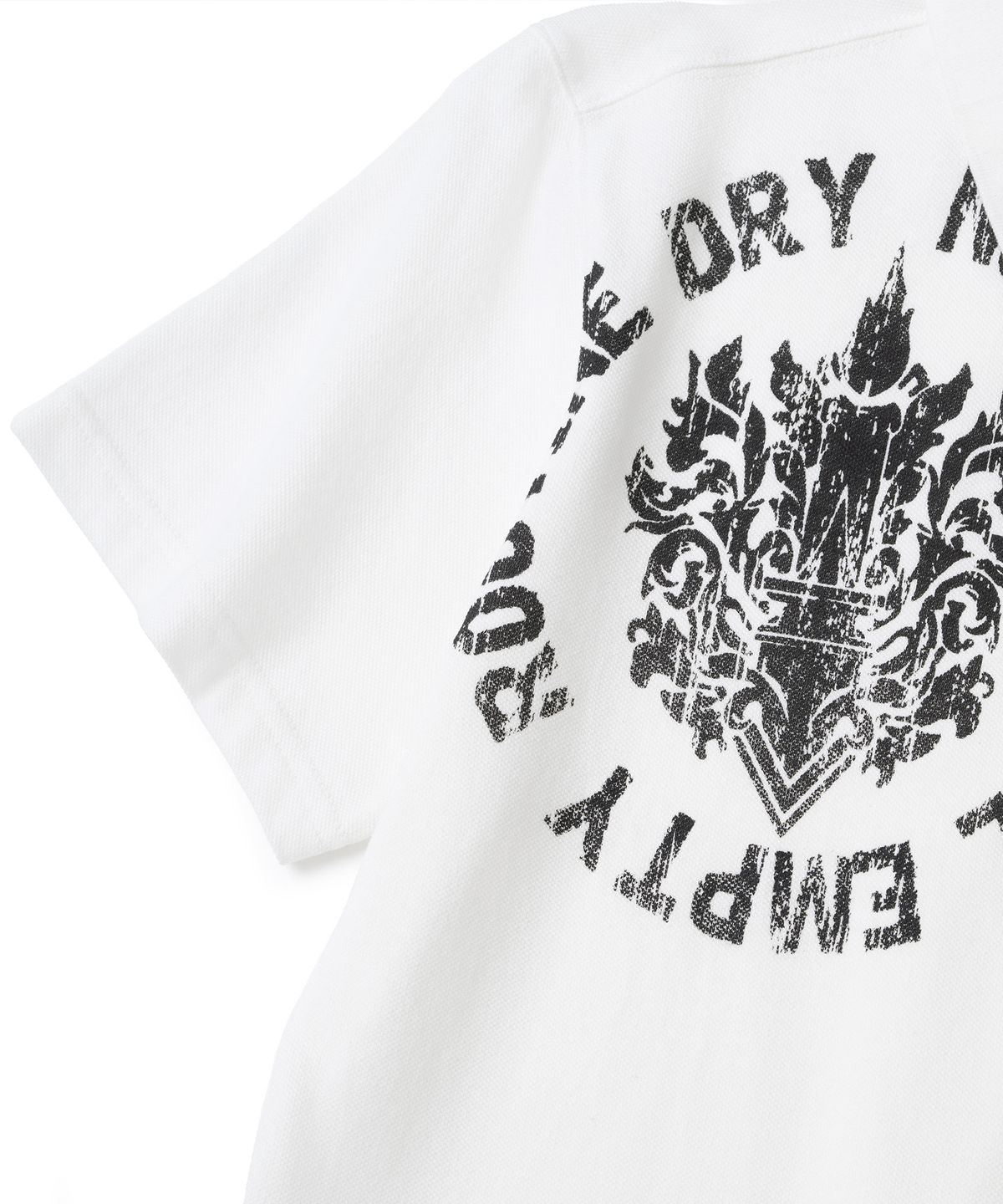 낫포너드(NOT4NERD) Symbol Crest Polo T-Shirts - White