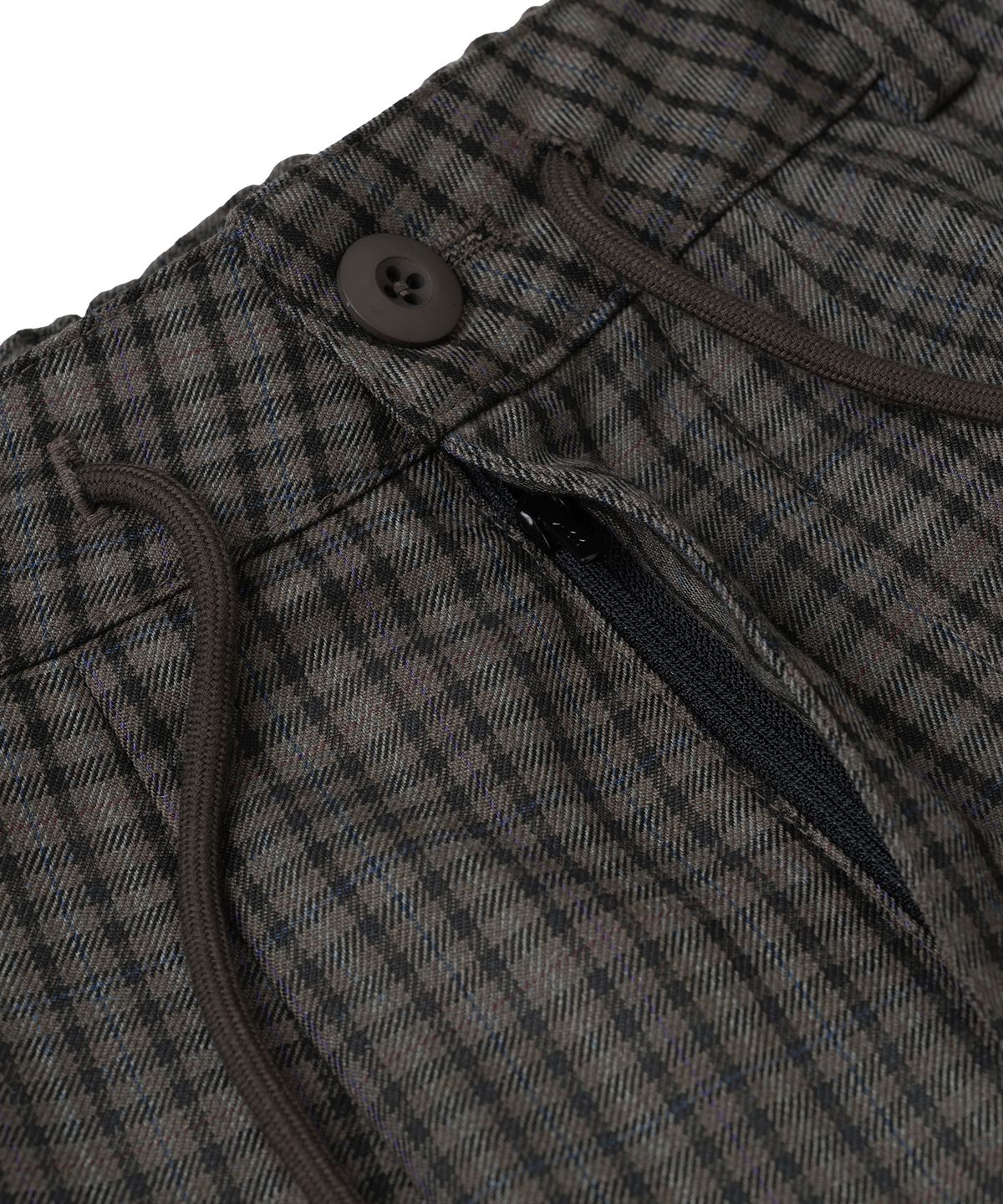낫포너드(NOT4NERD) TR Side Pocket Check Bermuda Shorts - Brown