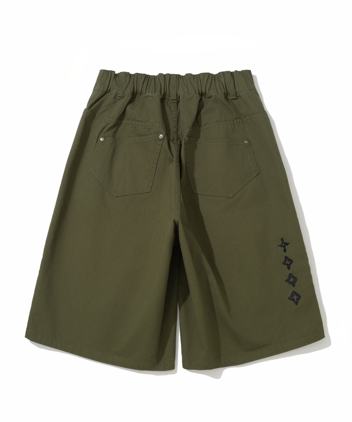 낫포너드(NOT4NERD) Symbol Sequence Carpenter Bermuda Shorts - Khaki