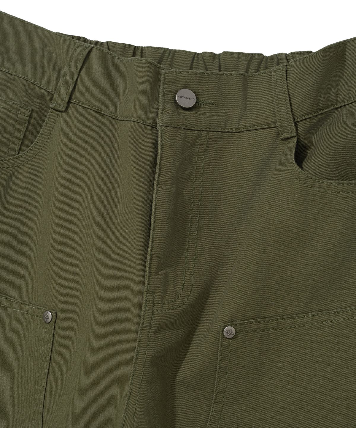 낫포너드(NOT4NERD) Symbol Sequence Carpenter Bermuda Shorts - Khaki