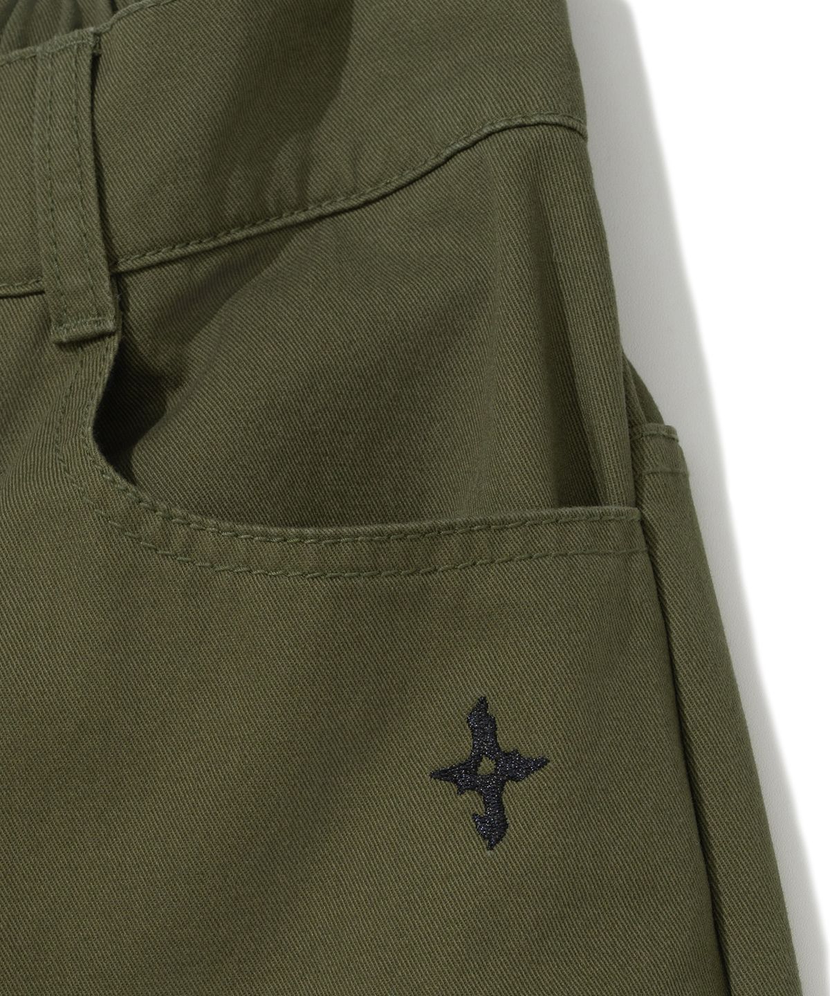 낫포너드(NOT4NERD) Symbol Sequence Carpenter Bermuda Shorts - Khaki
