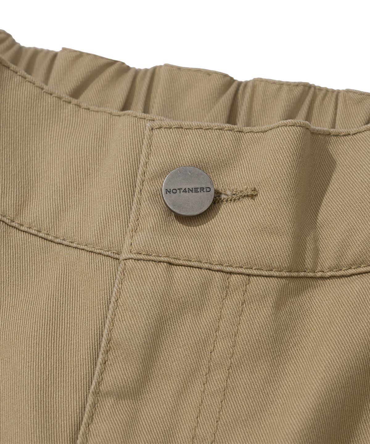 낫포너드(NOT4NERD) Symbol Sequence Carpenter Bermuda Shorts - Beige