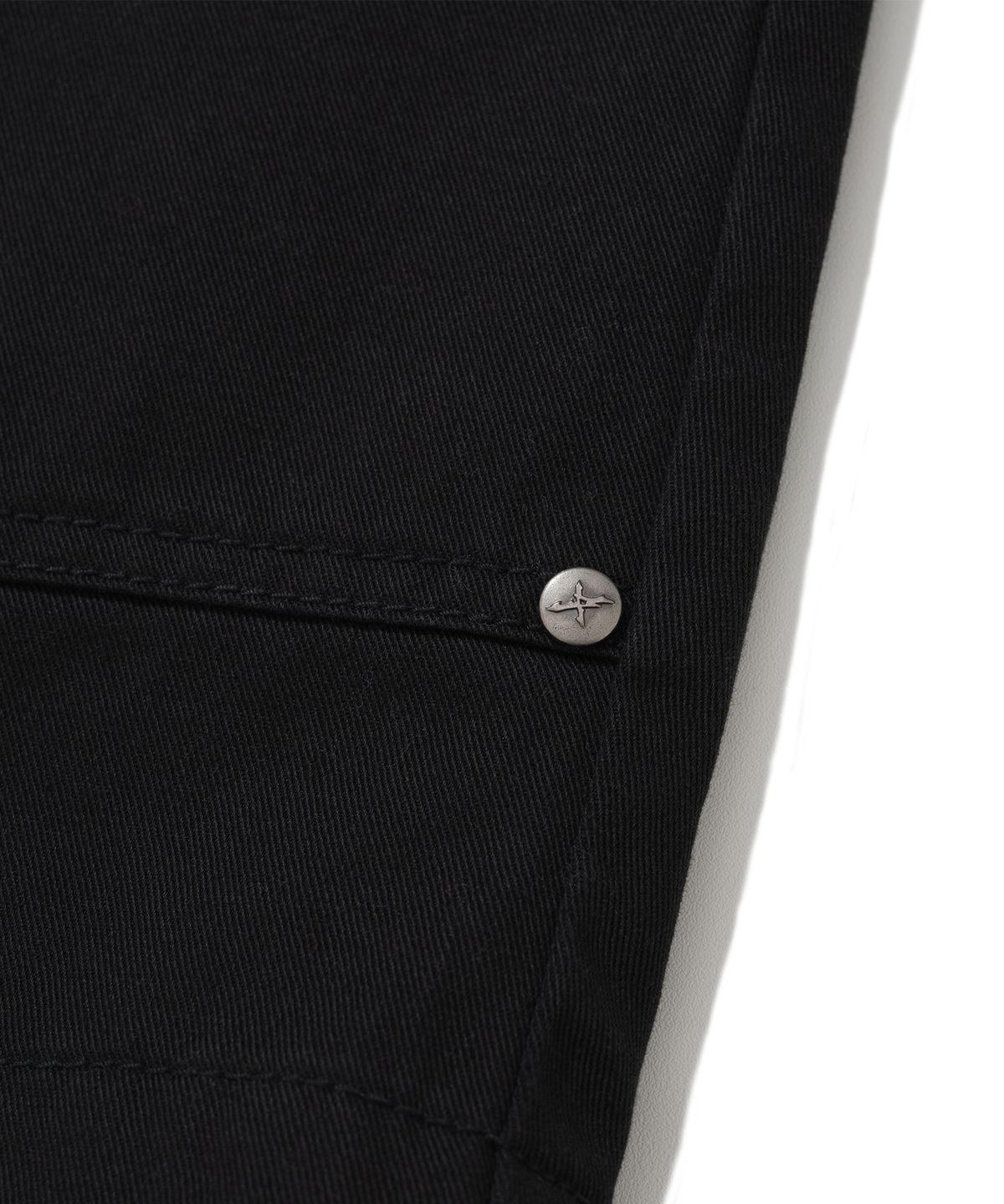 낫포너드(NOT4NERD) Symbol Sequence Carpenter Bermuda Shorts - Black