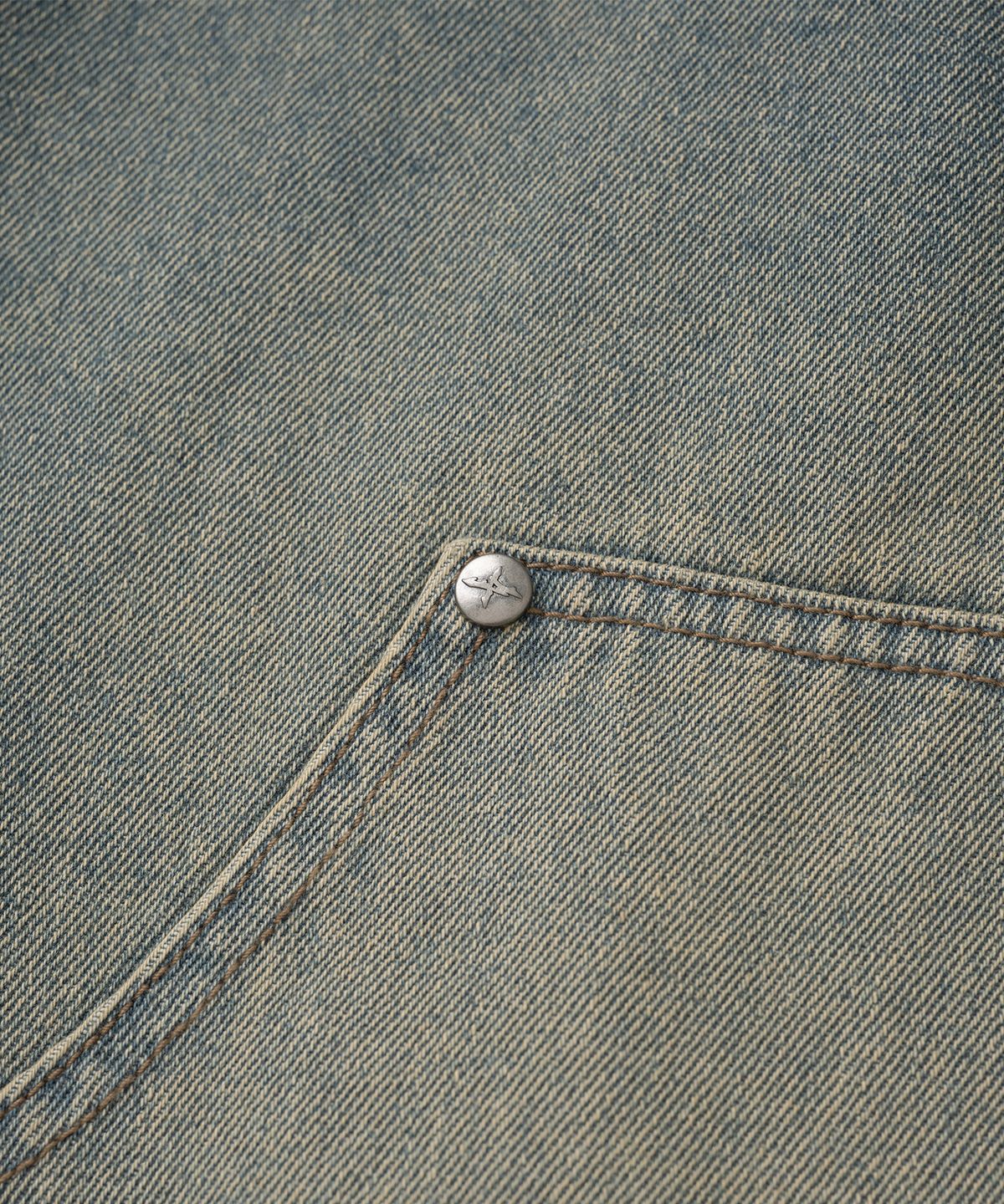 낫포너드(NOT4NERD) Distressed Carpenter Bermuda Shorts - Deep Blue