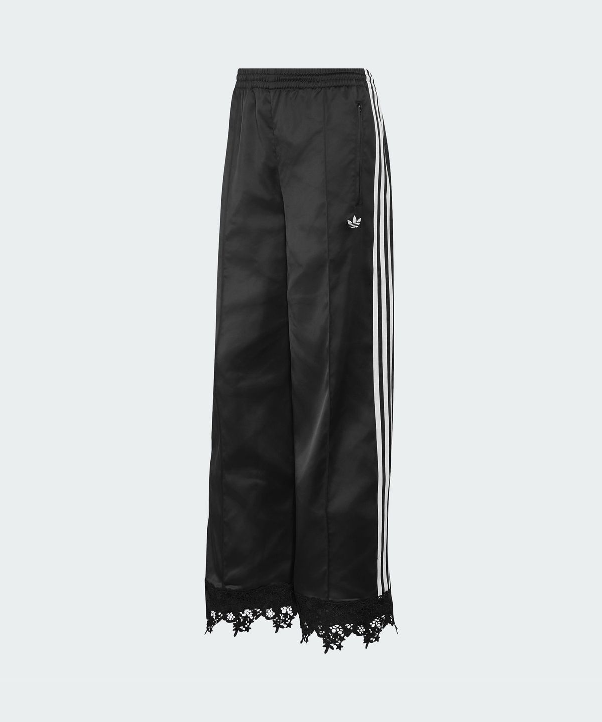 아디다스(ADIDAS) 새틴 레이스 파이어버드 루즈 트랙 팬츠 - 블랙 / LD1806