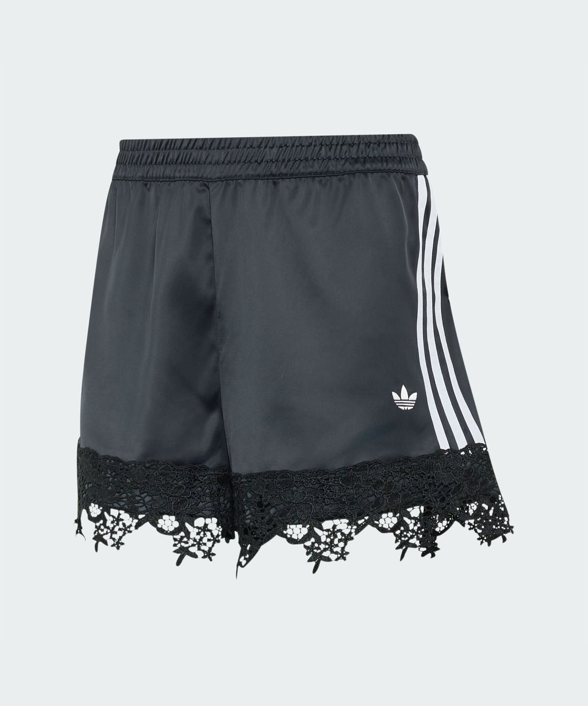 아디다스(ADIDAS) 새틴 레이스 숏 팬츠 - 블랙 / LD1813
