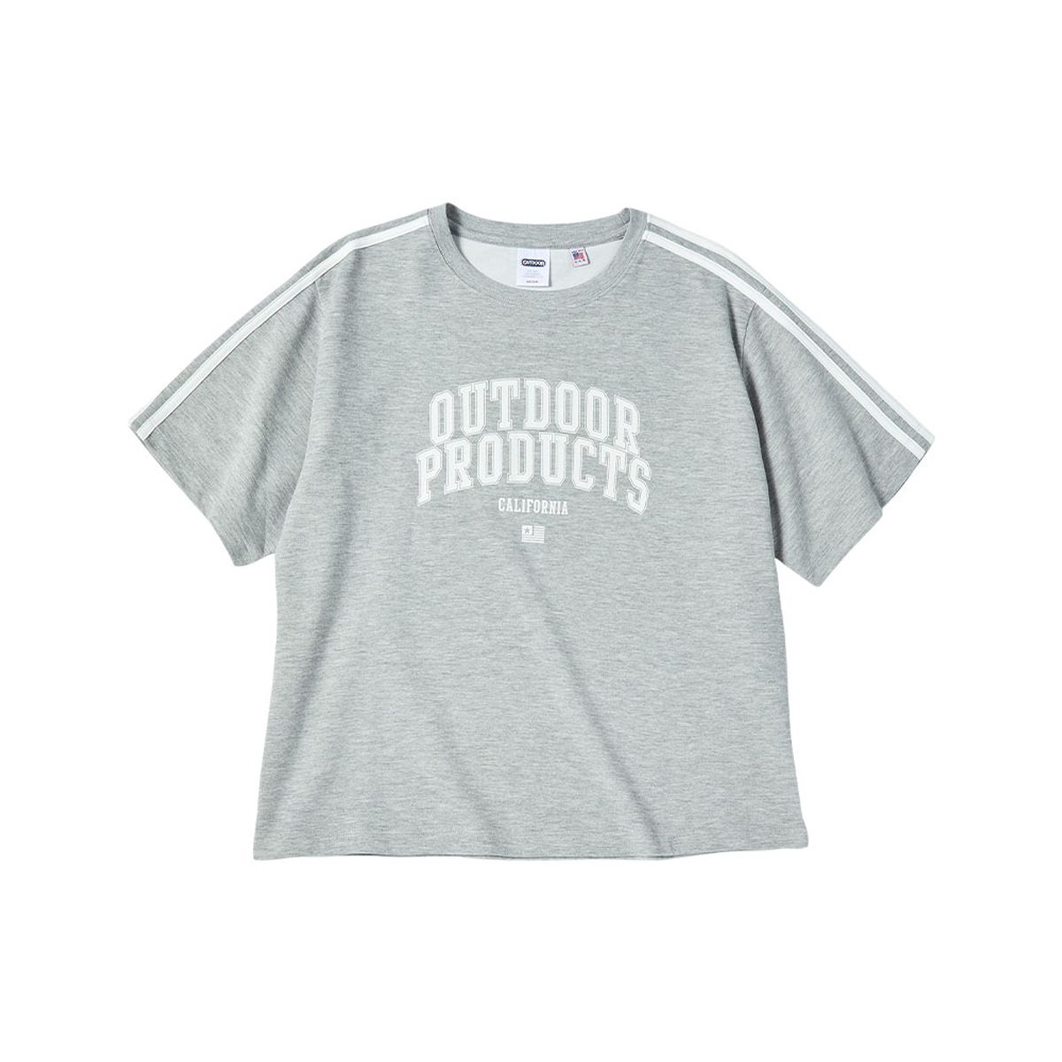 아웃도어 프로덕츠(OUTDOOR PRODUCTS) 여성 아치로고 트랙 티셔츠 (멜란지)