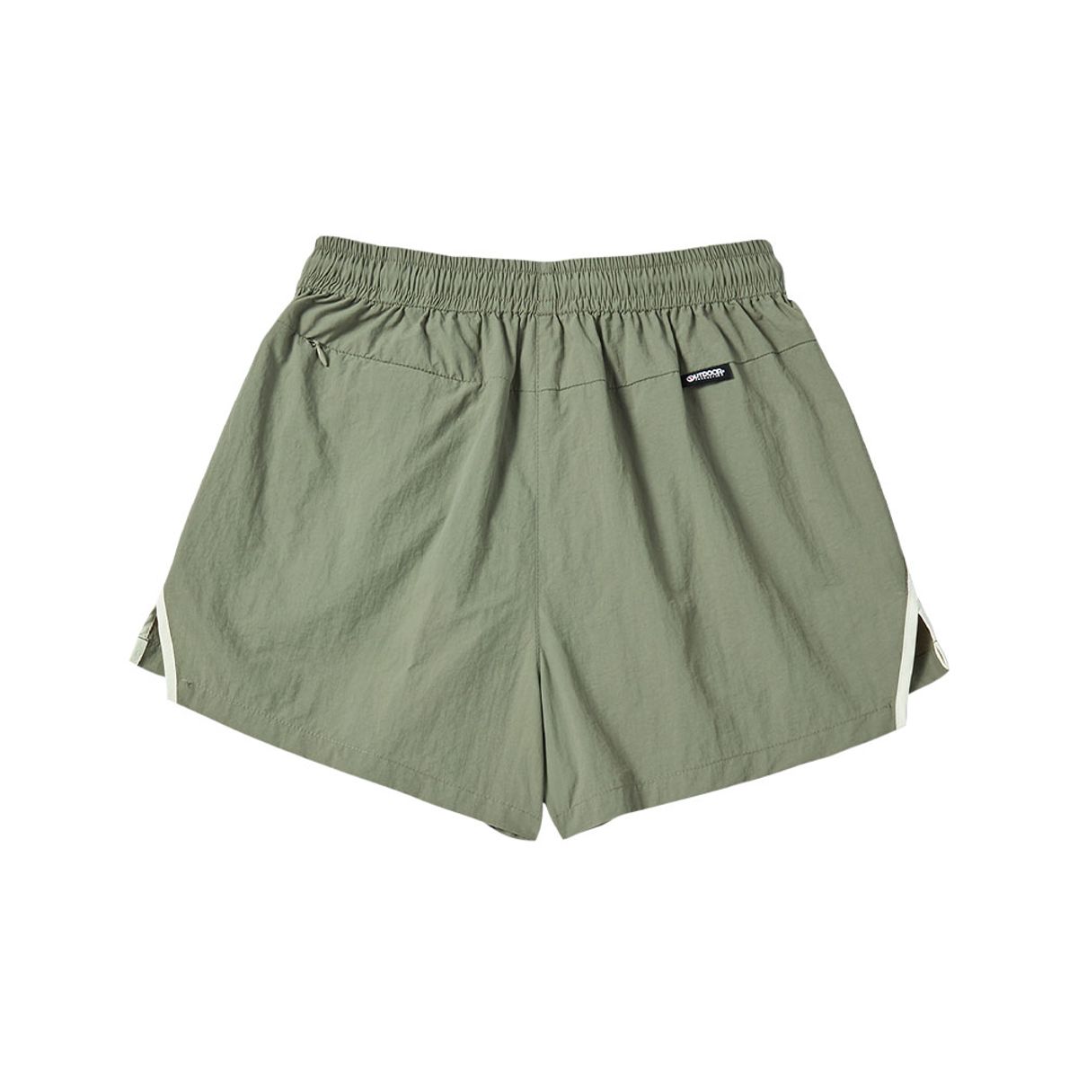 아웃도어 프로덕츠(OUTDOOR PRODUCTS) 여성 트랙 나일론 숏츠 (카키)