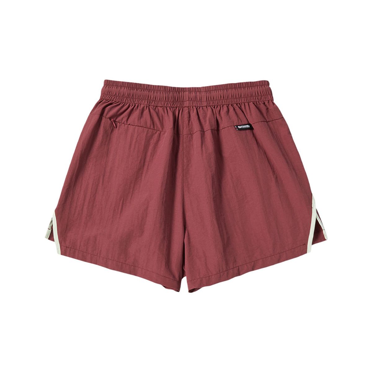 아웃도어 프로덕츠(OUTDOOR PRODUCTS) 여성 트랙 나일론 숏츠 (버건디)