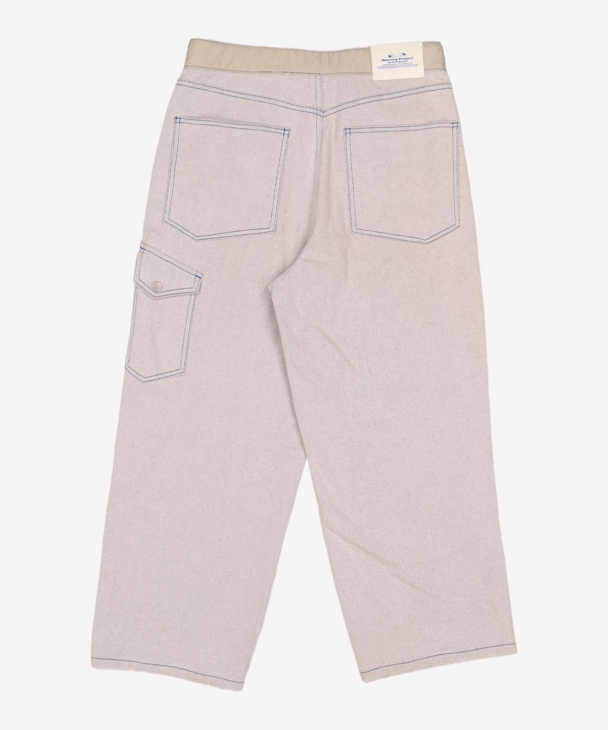 오프닝프로젝트(OPENING PROJECT) Shield Denim Pants - Ecru 2