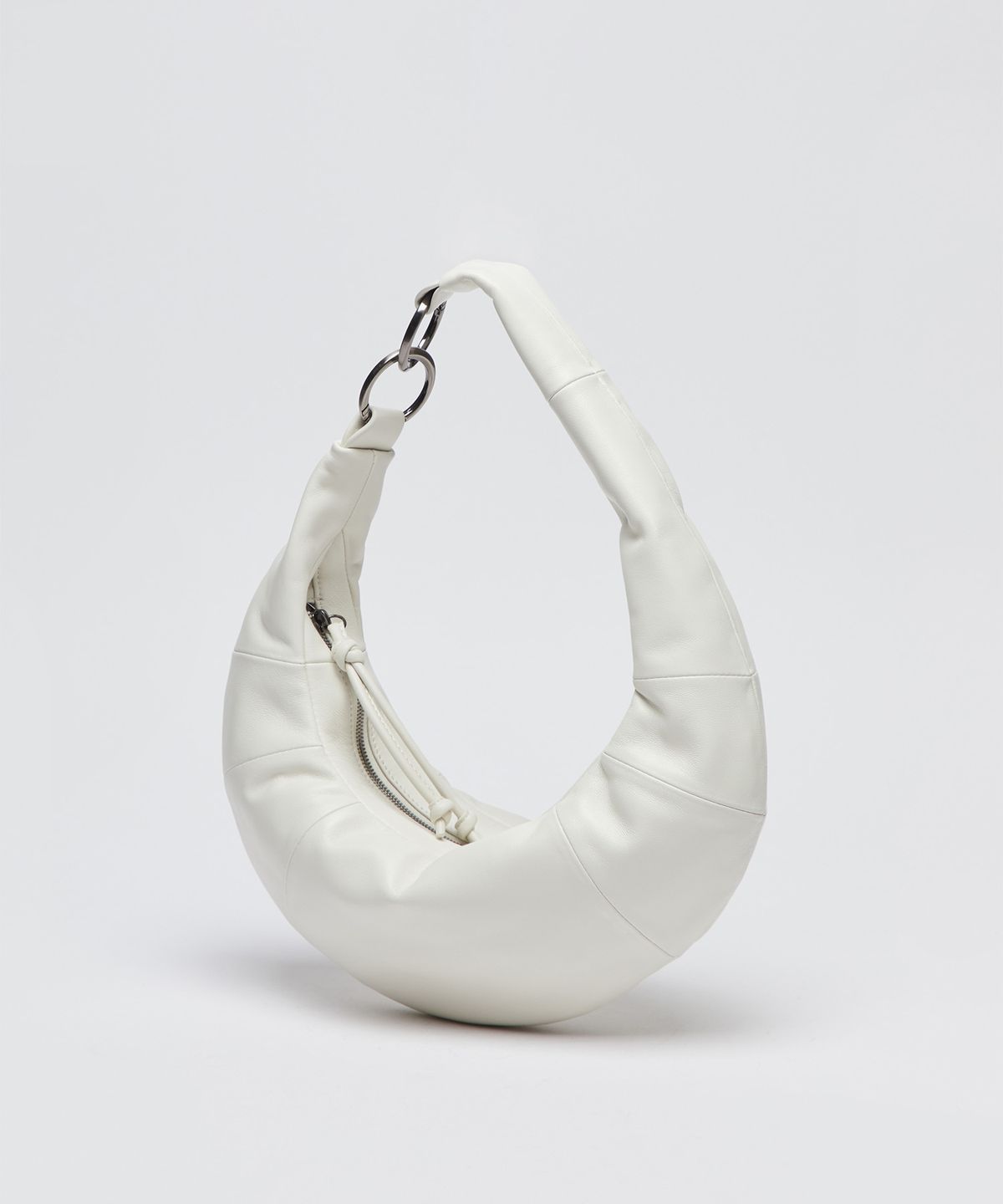 아카이브앱크(ARCHIVEPKE) Small fling hobo bag(My clean bed)_OVBAX26055WHT