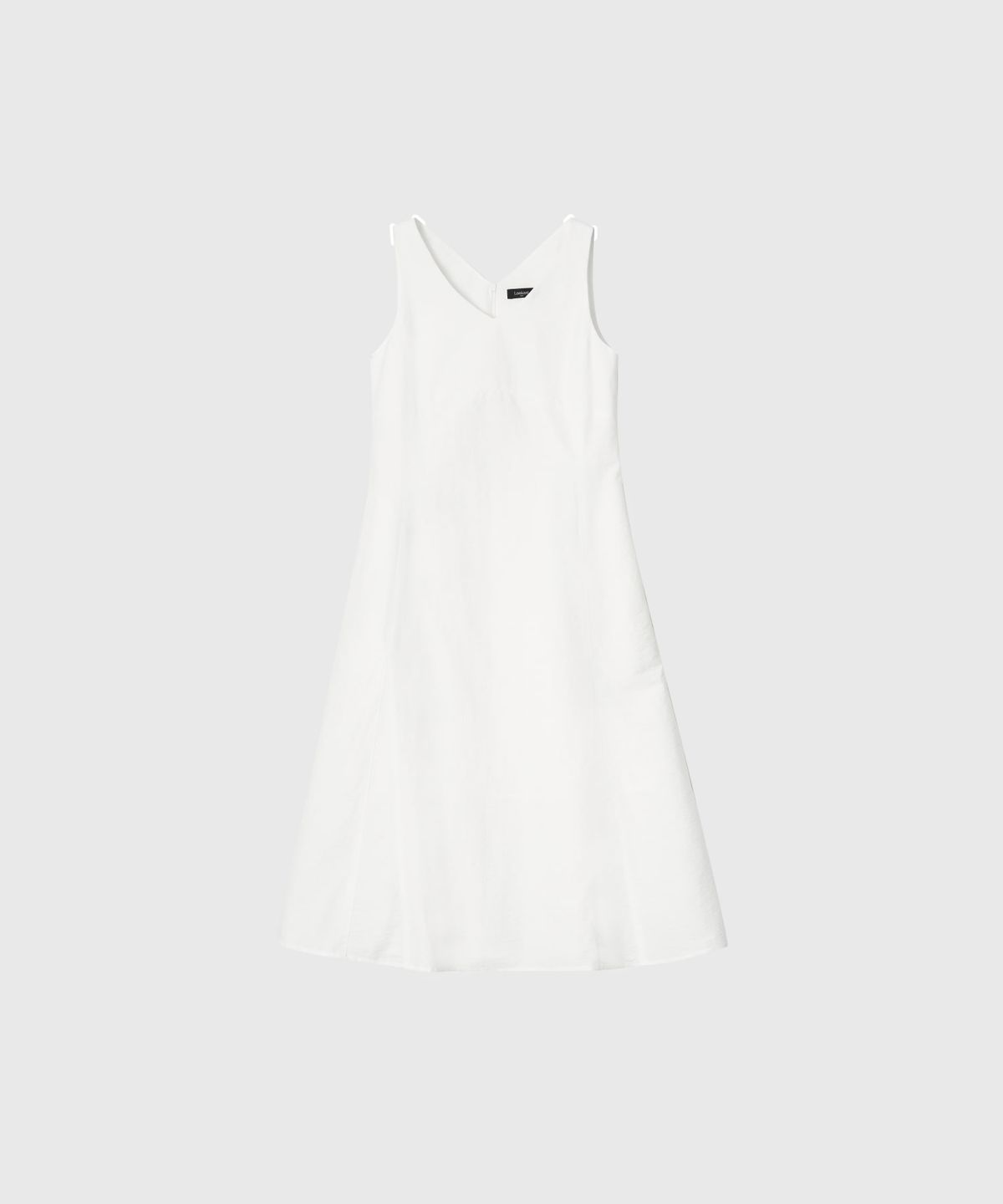 룩캐스트(LOOKAST) 아이리스 브이넥 슬리브리스 드레스_화이트 / IRIS V-NECK SLEEVELESS DRESS_WHITE
