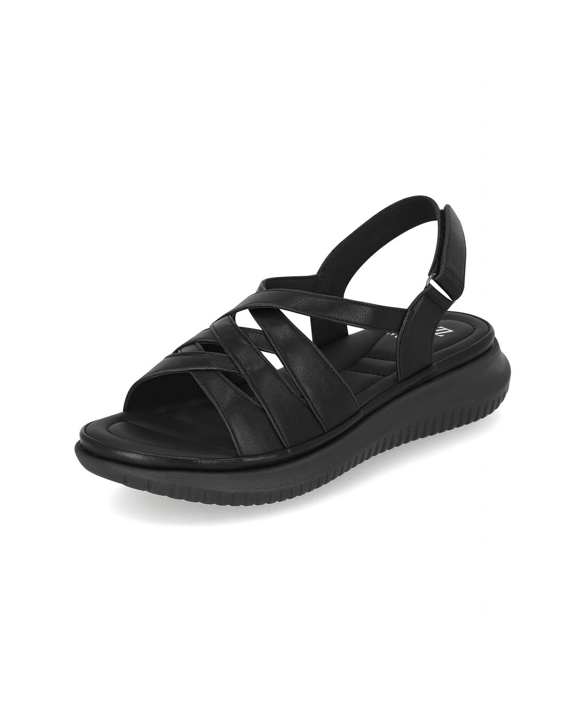 엘칸토(ELCANTO) 마쯔 여성 크로스 와이드 스트랩 컴포트 샌들 3.5cm LCWW27M626