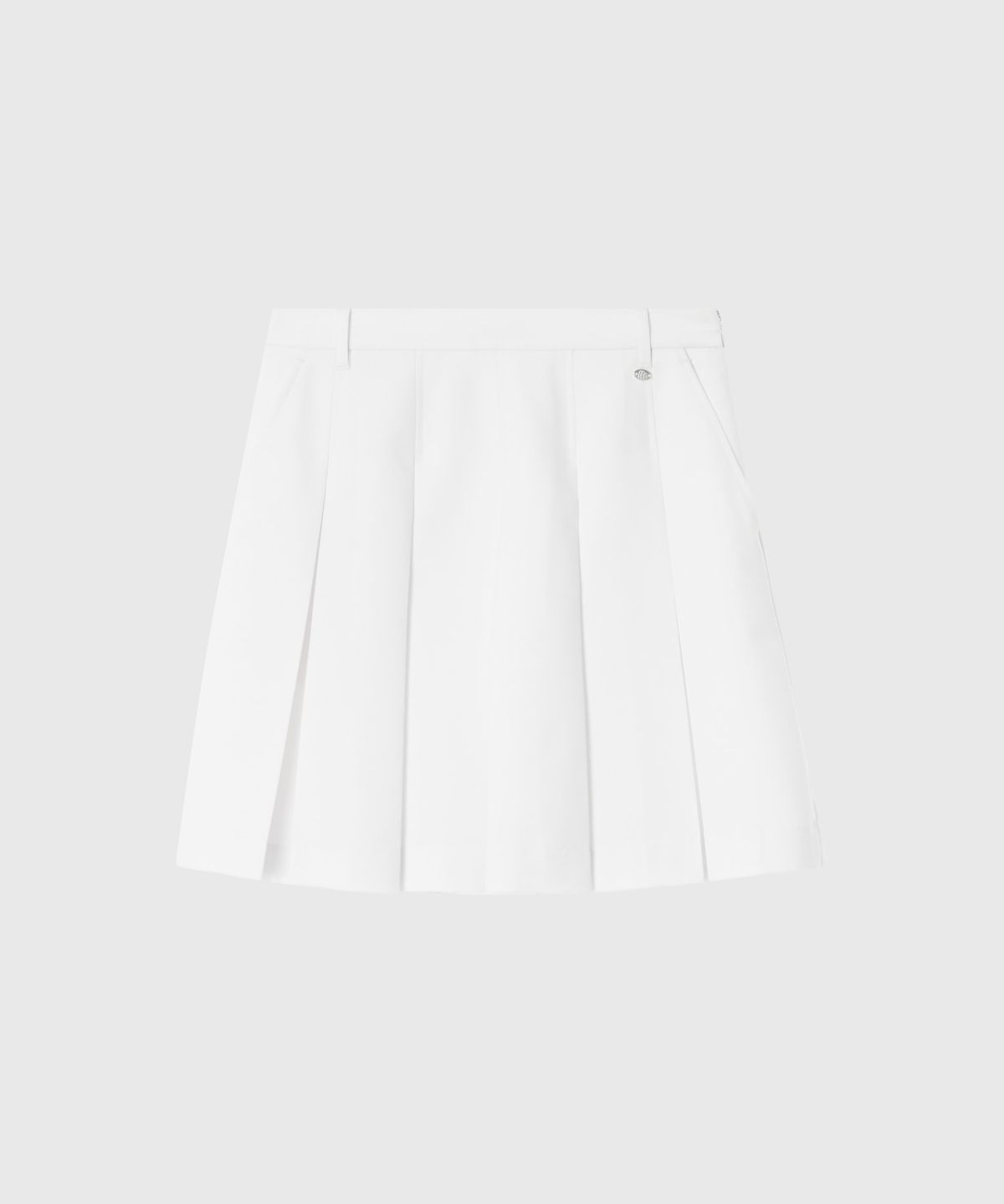 룩캐스트(LOOKAST) 밀렌 소프트 썸머 플리츠 스커트_화이트 / MYLENE SOFT SUMMER PLEATED SKIRT_WHITE